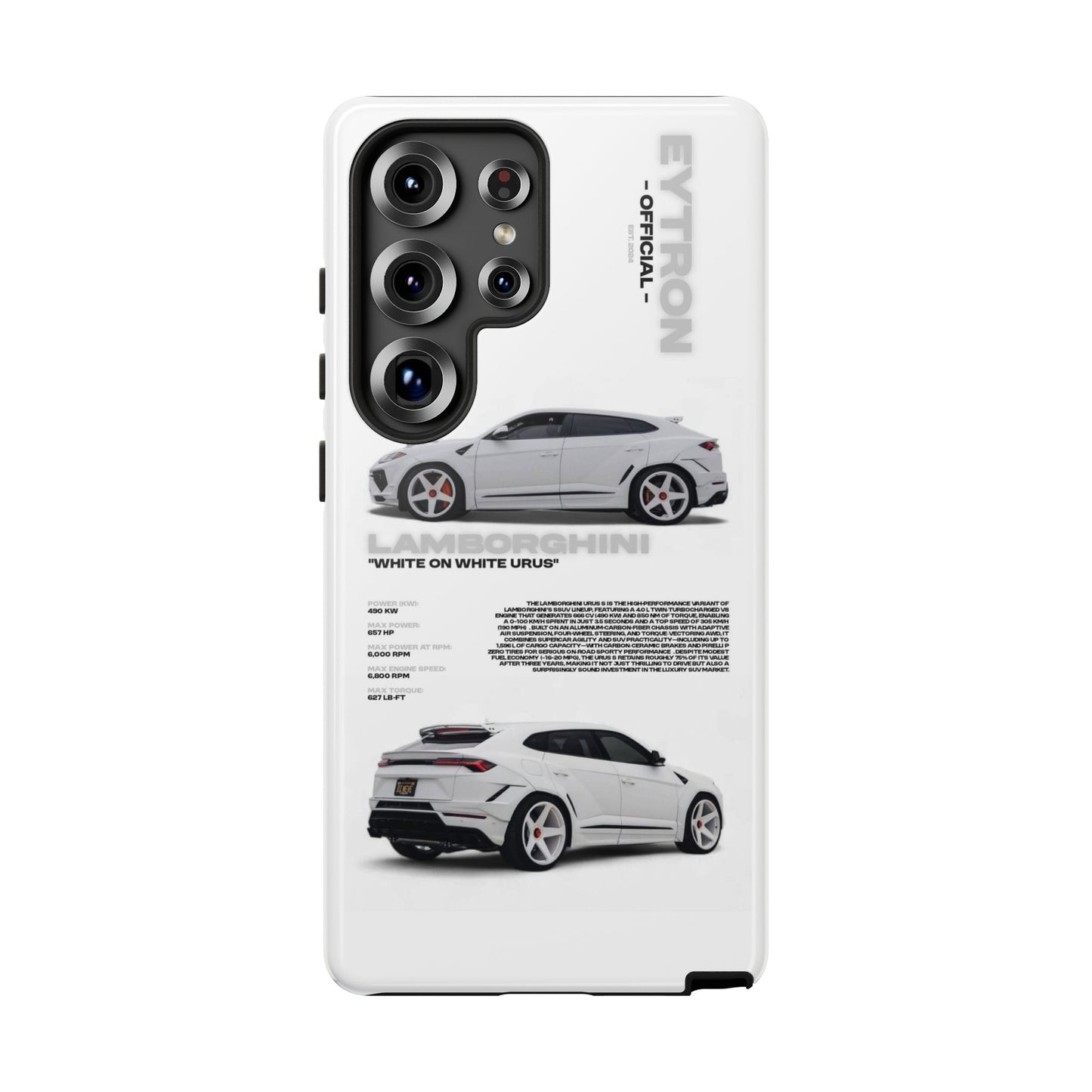 "White On White Urus" Sturdy Case