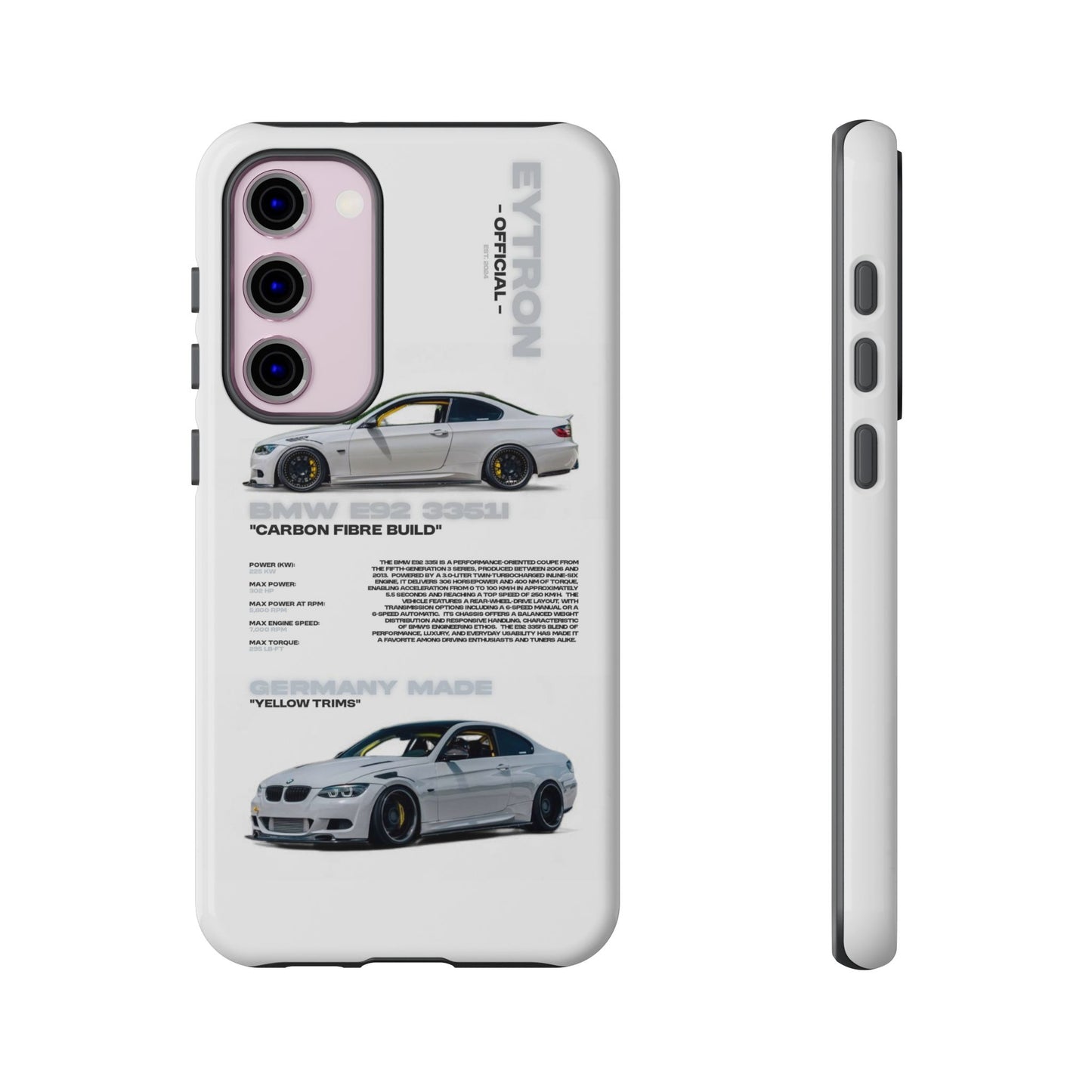 "Carbon E92" Sturdy Case