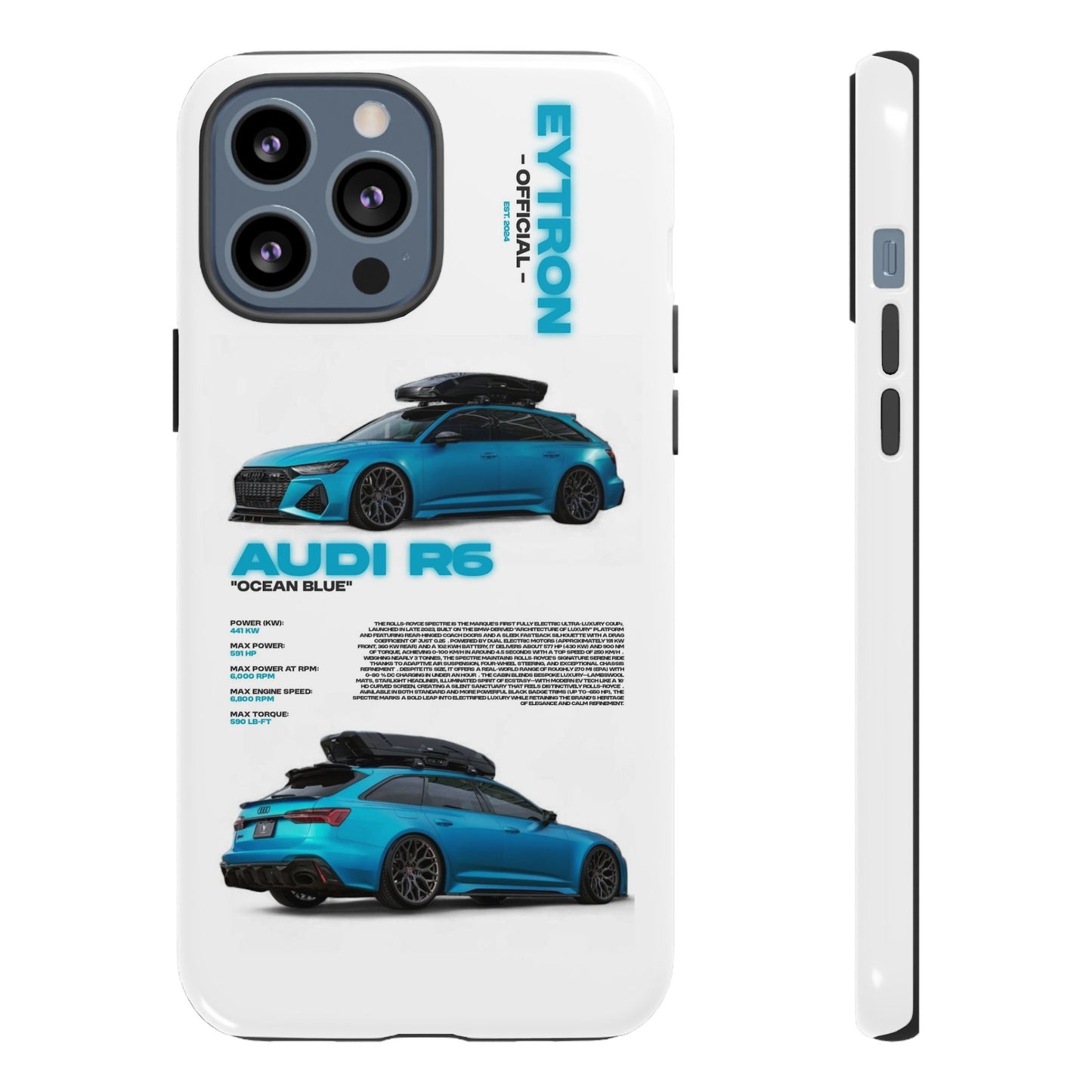 "Ocean Blue R6" Sturdy Case