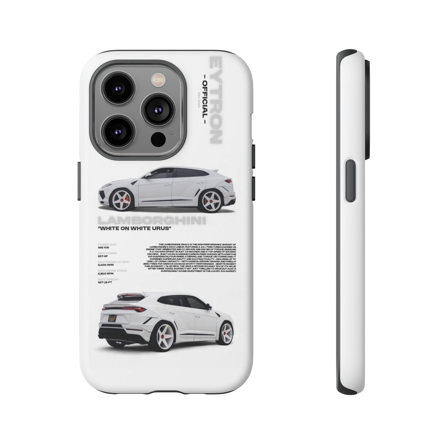 "White On White Urus" Sturdy Case