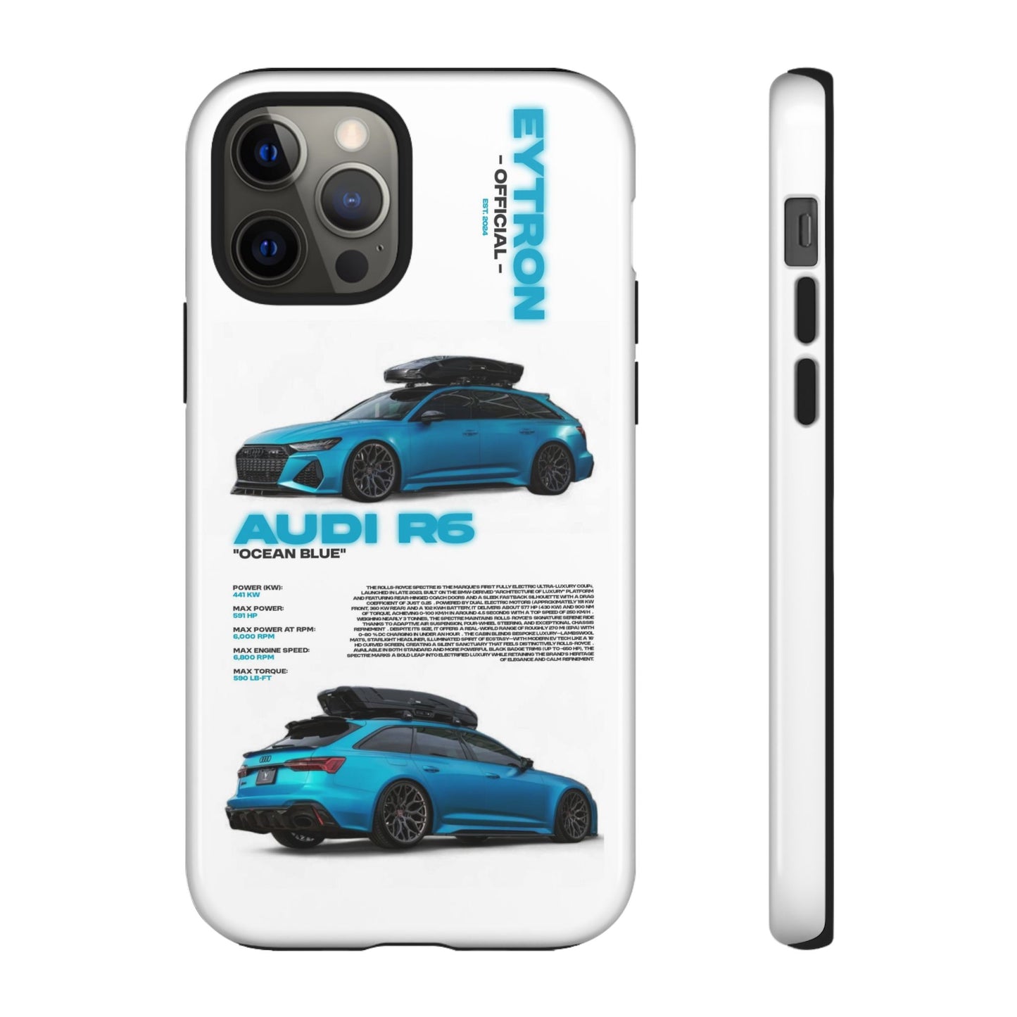 "Ocean Blue R6" Sturdy Case