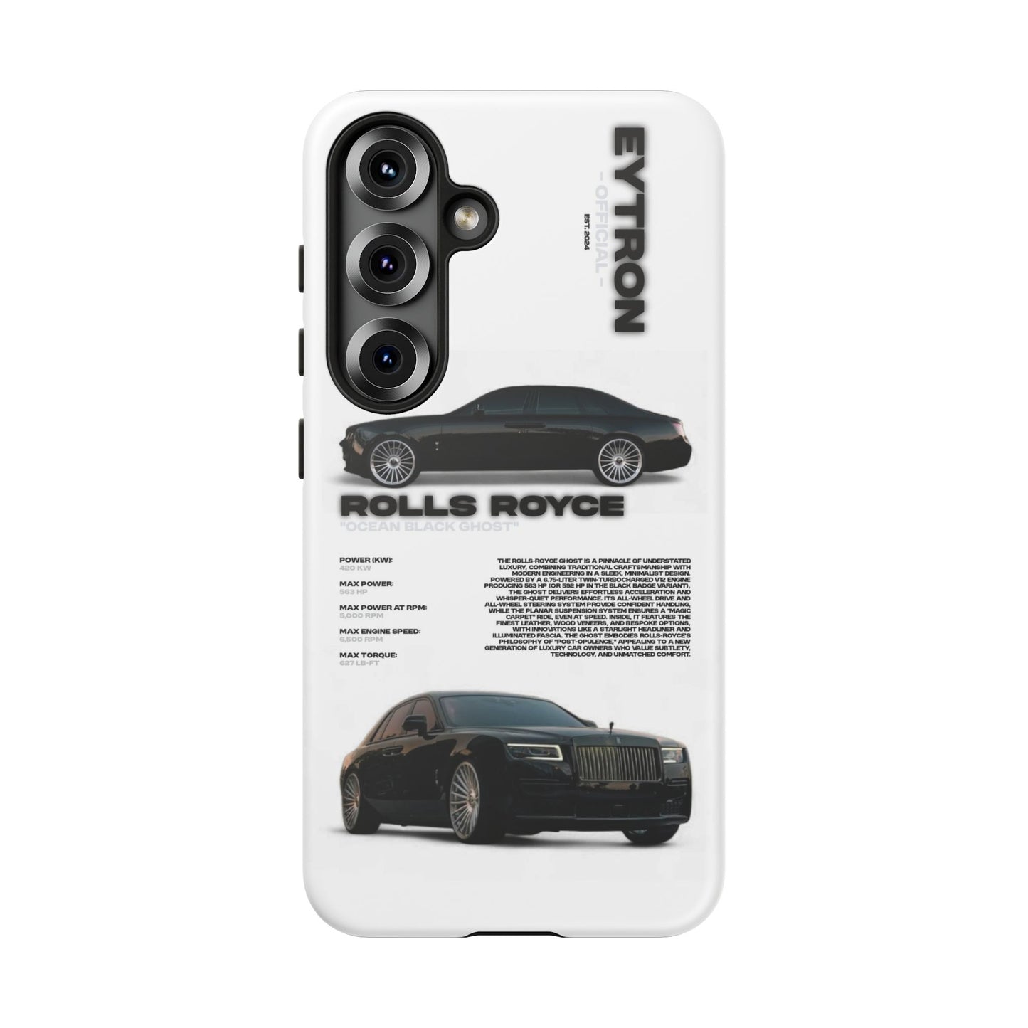 "Ocean Black Ghost" Sturdy Case