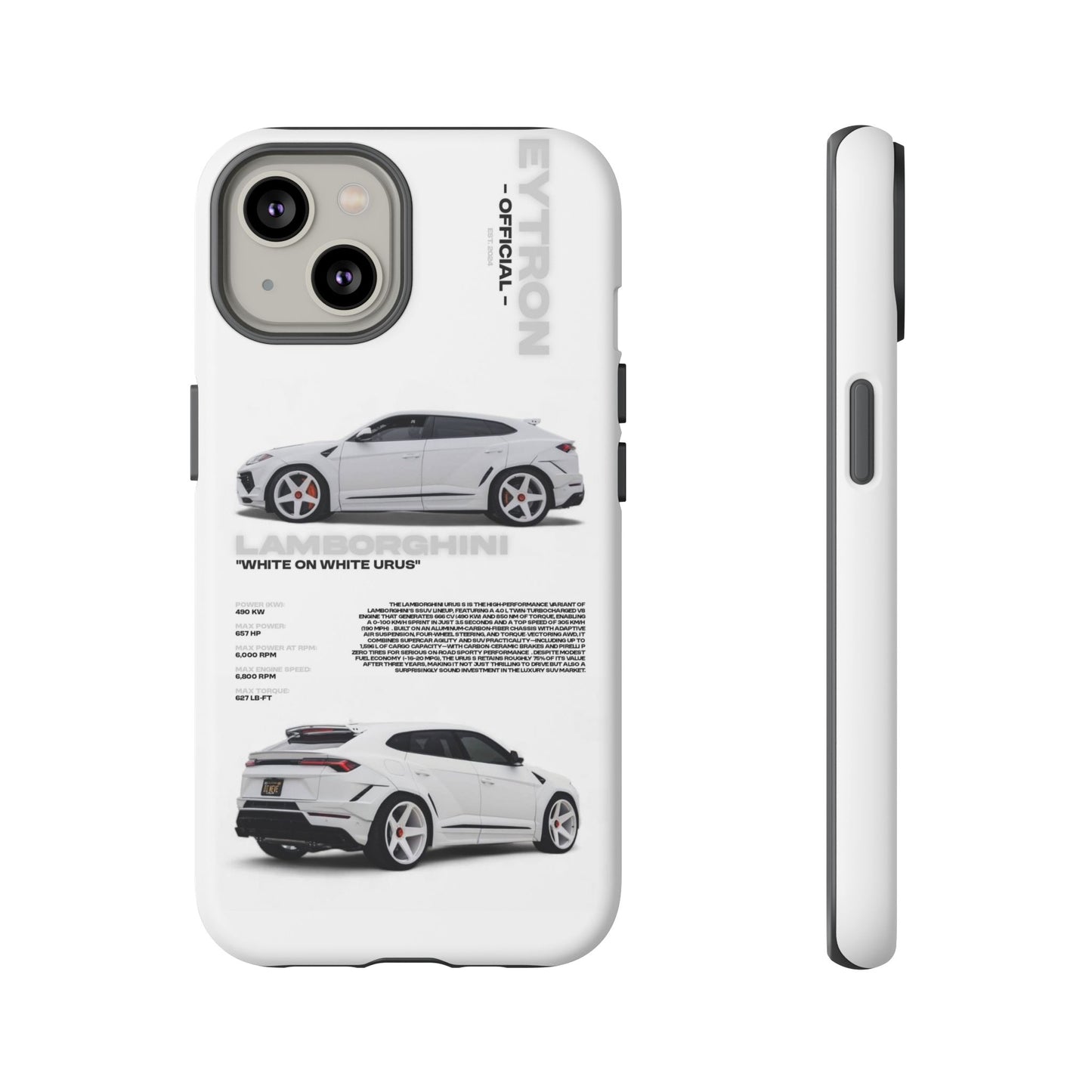 "White On White Urus" Sturdy Case