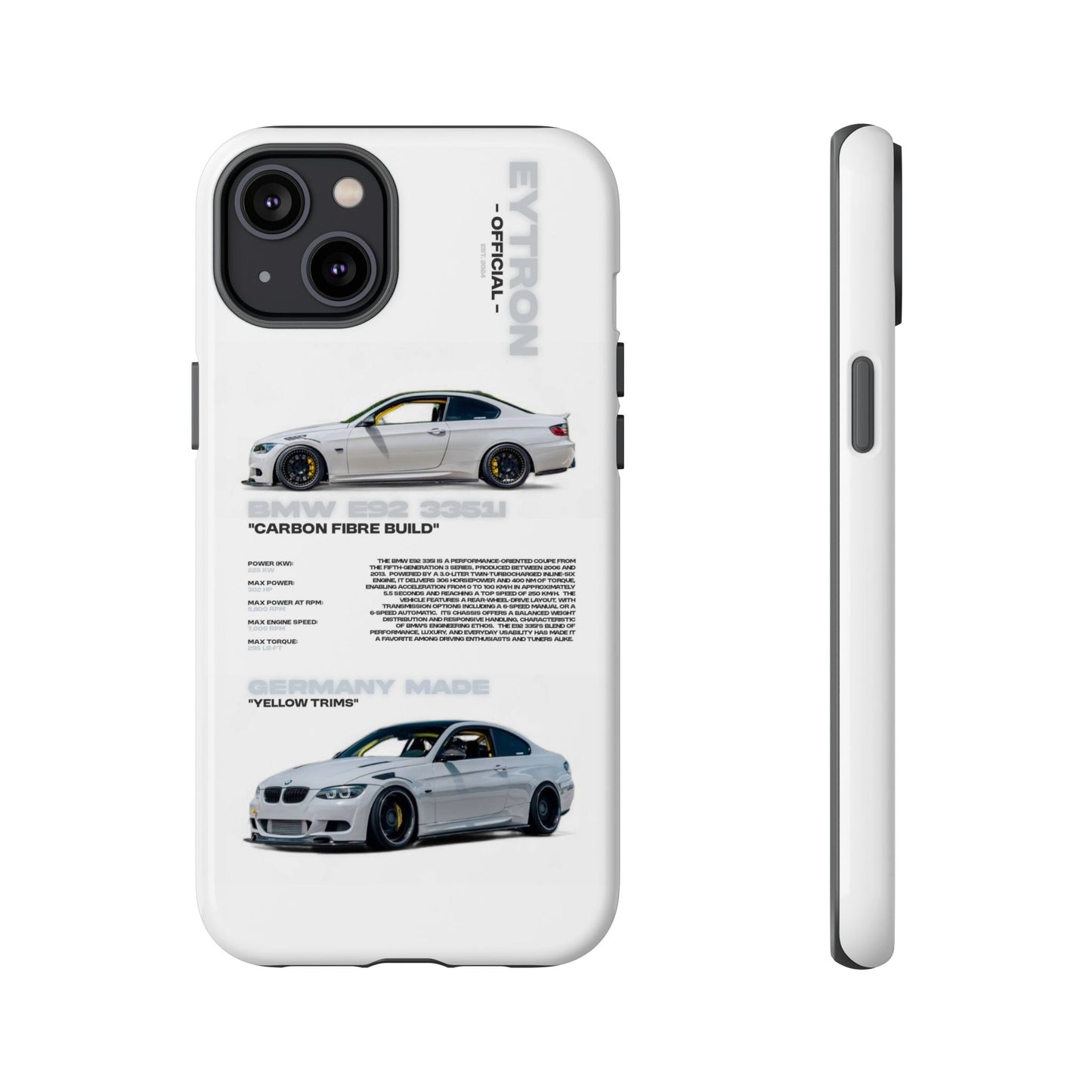 "Carbon E92" Sturdy Case