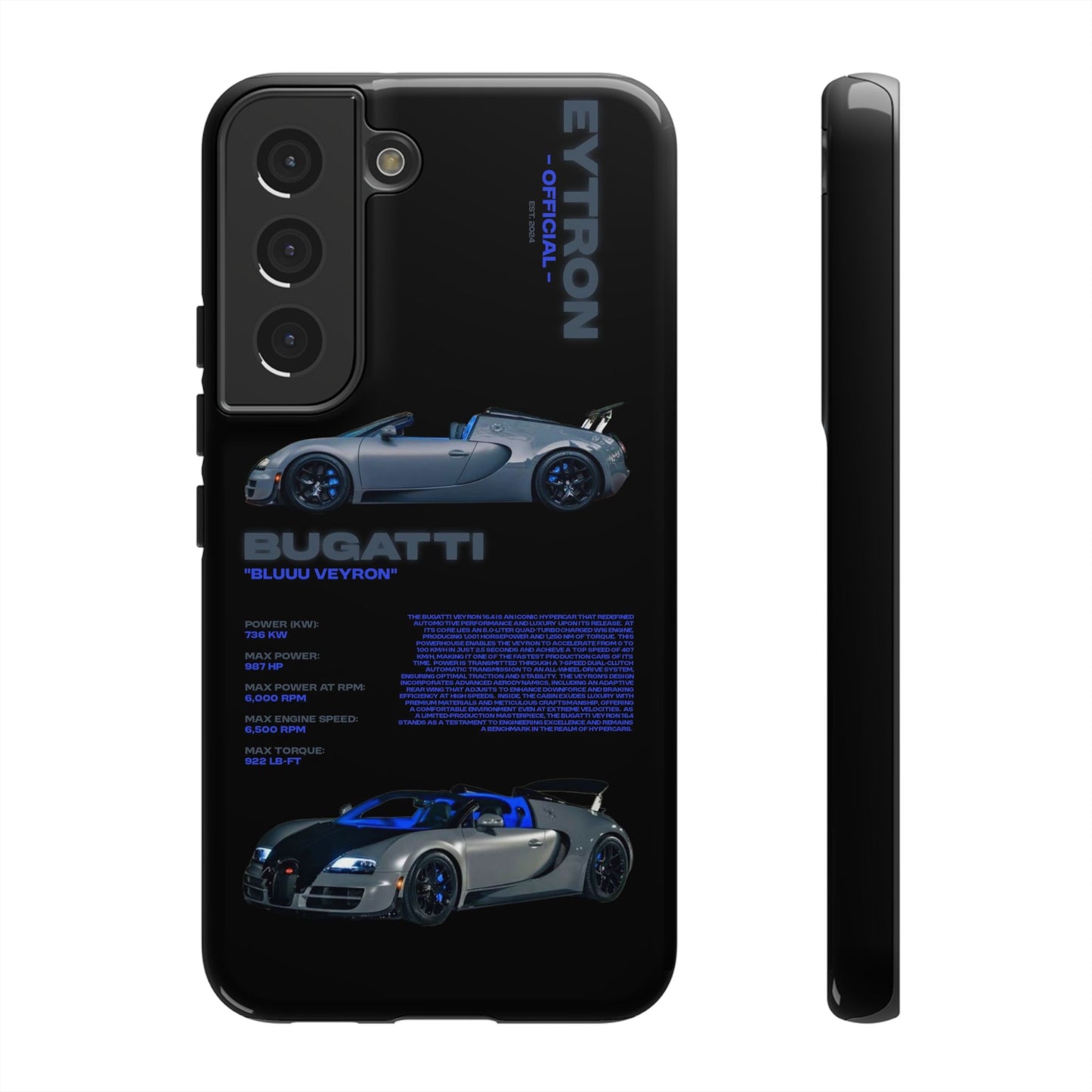 "Bluuu Veyron" Sturdy Case