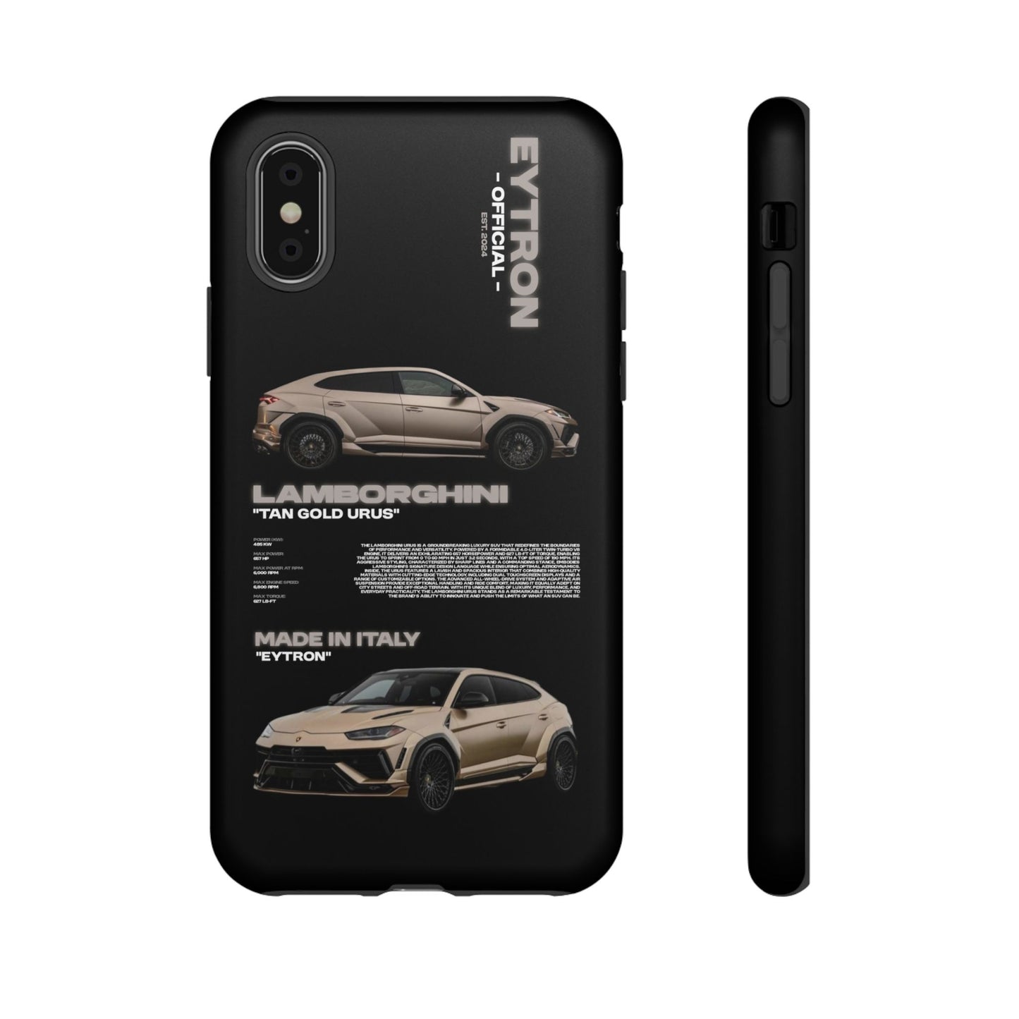 "Tan Gold Urus" Sturdy Case