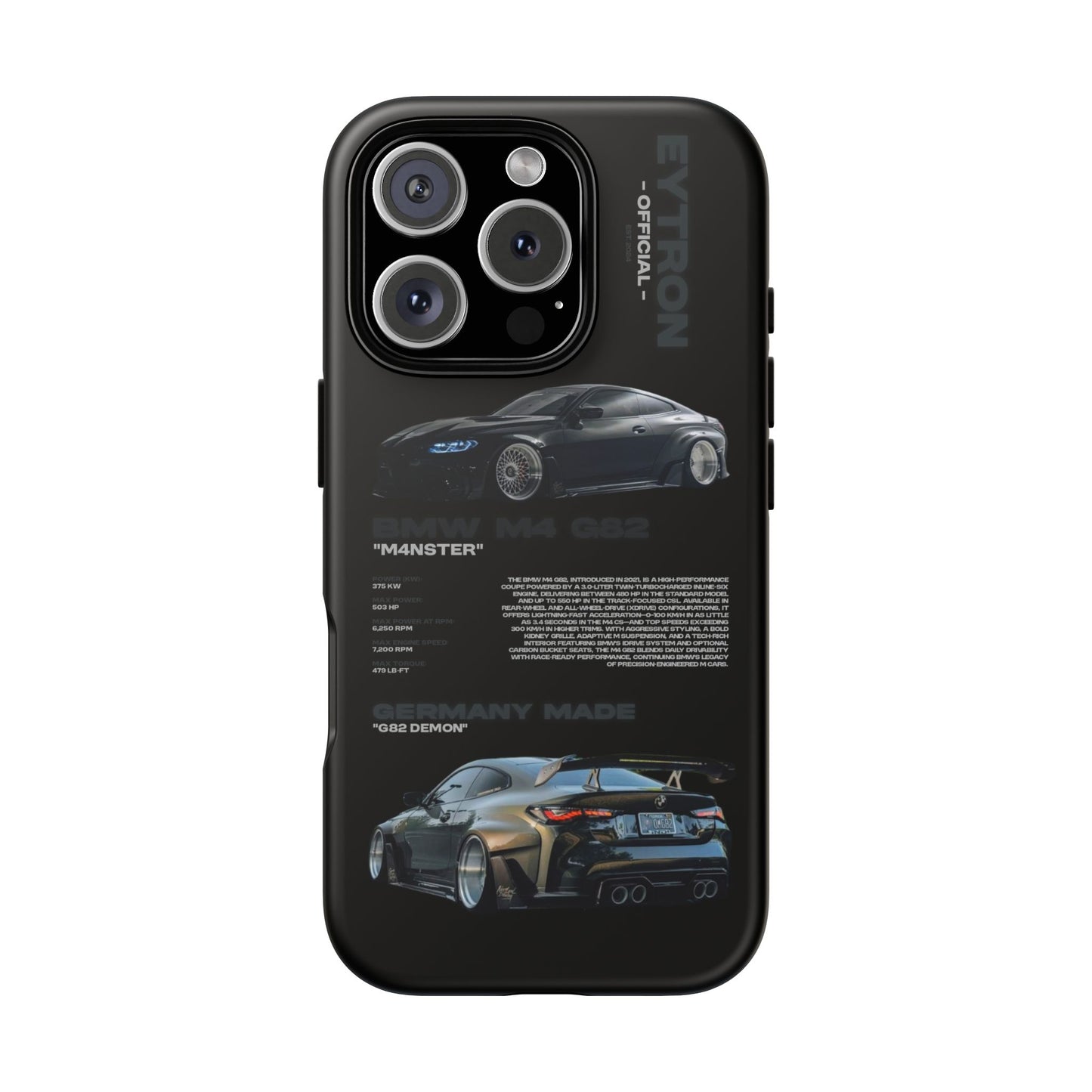 "M4nster" Sturdy Case