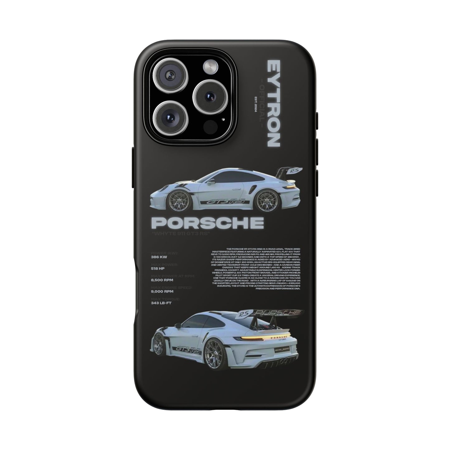 "Whyte 911 GT3 RS" Sturdy Case
