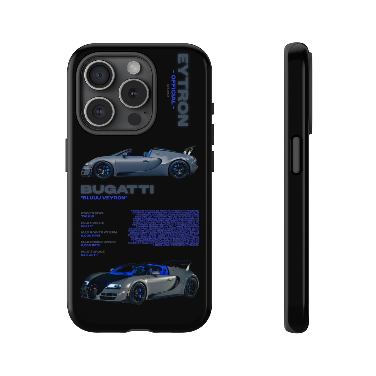 "Bluuu Veyron" Sturdy Case