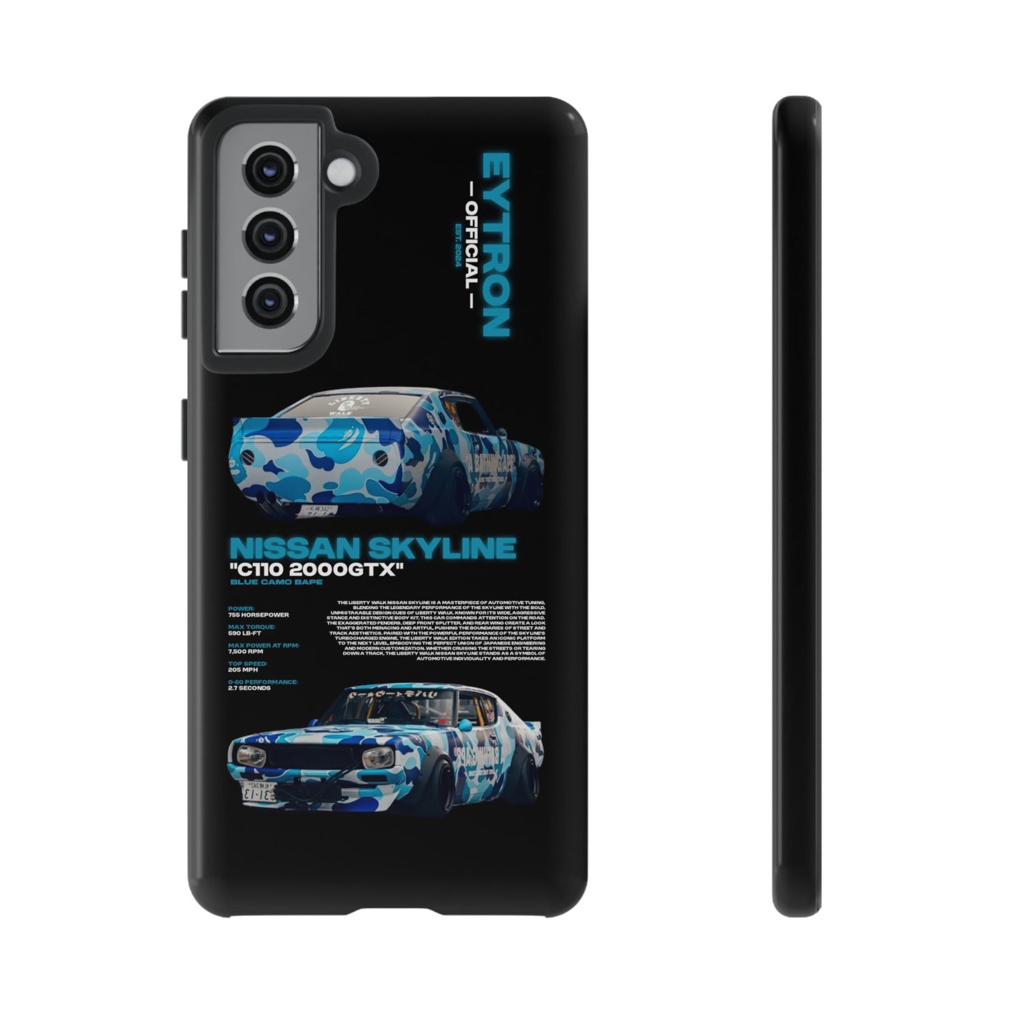 "Blue Camo Bape" Sturdy Case