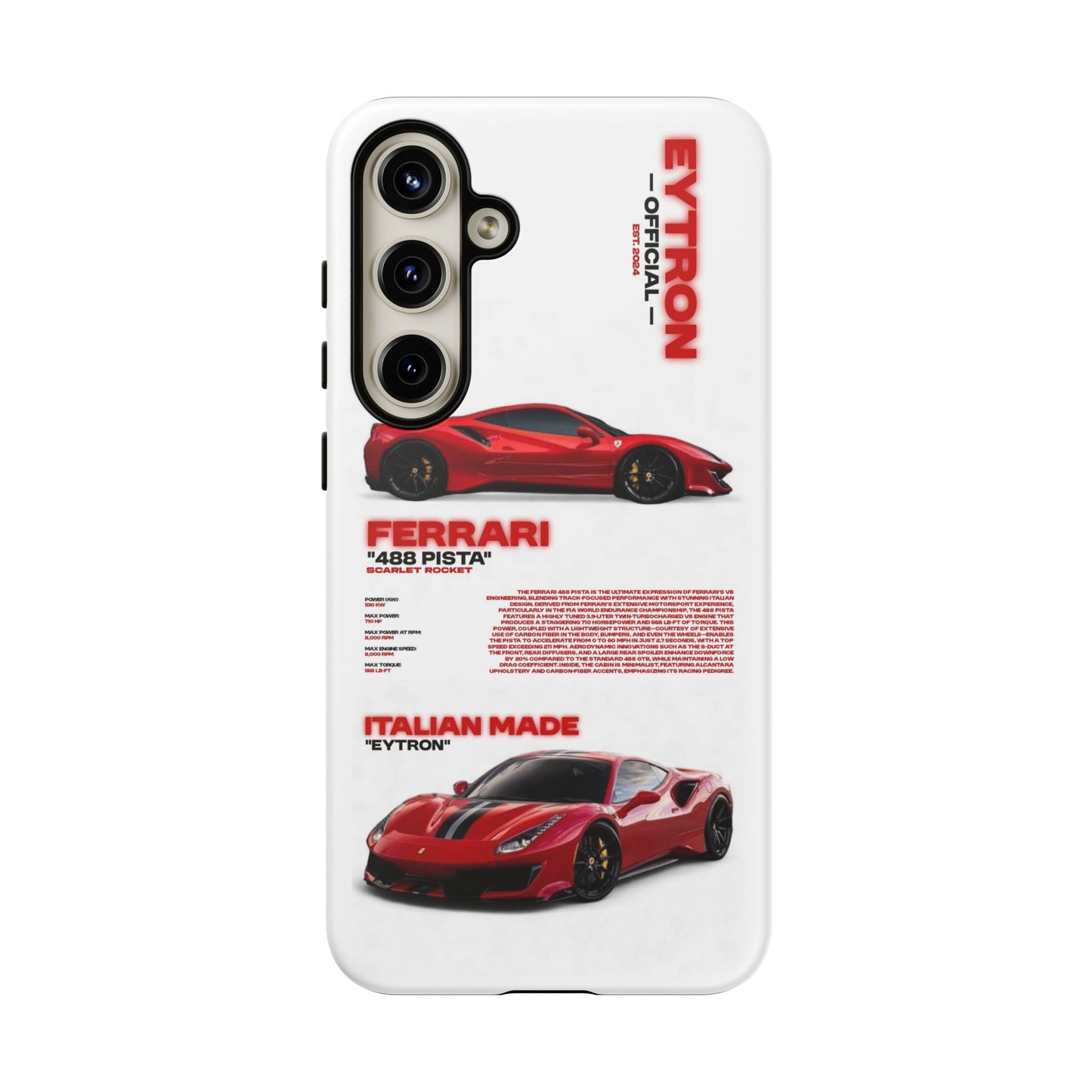 "Scarlet Rocket" Sturdy Case