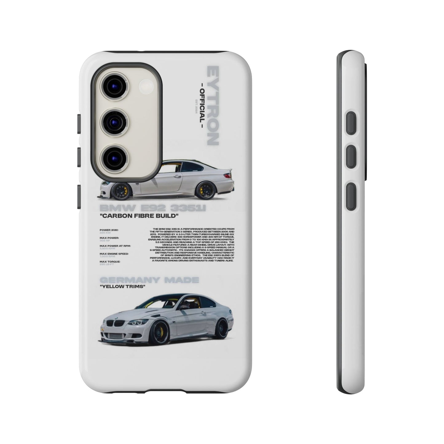 "Carbon E92" Sturdy Case