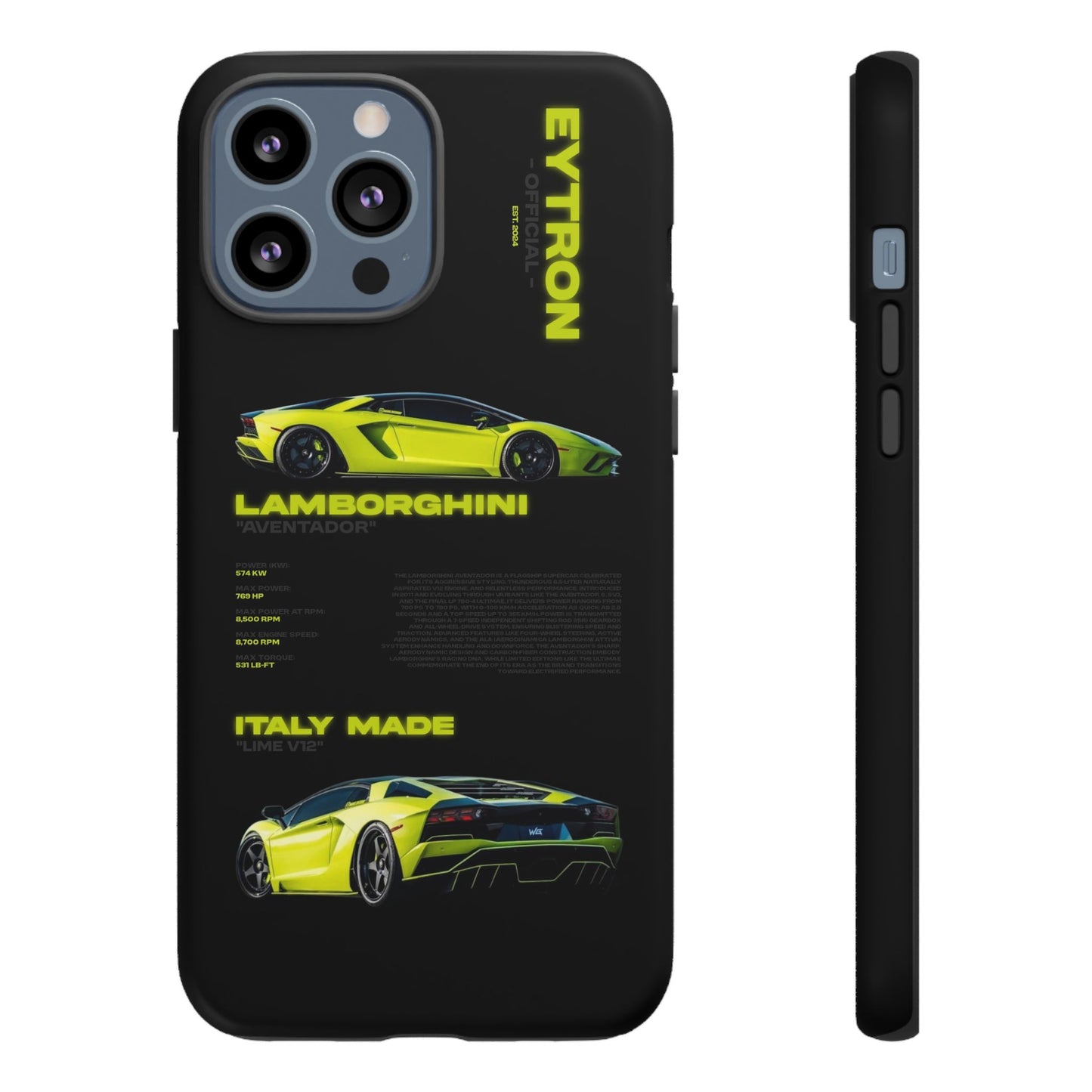 "Lime Bull" Sturdy Case