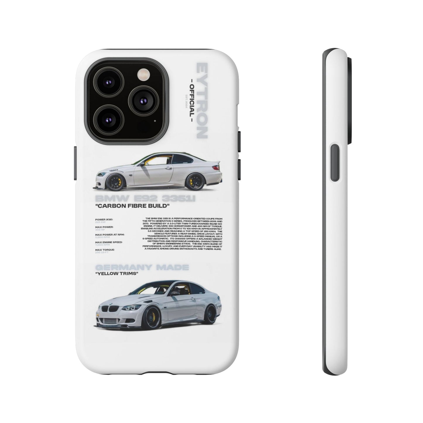 "Carbon E92" Sturdy Case