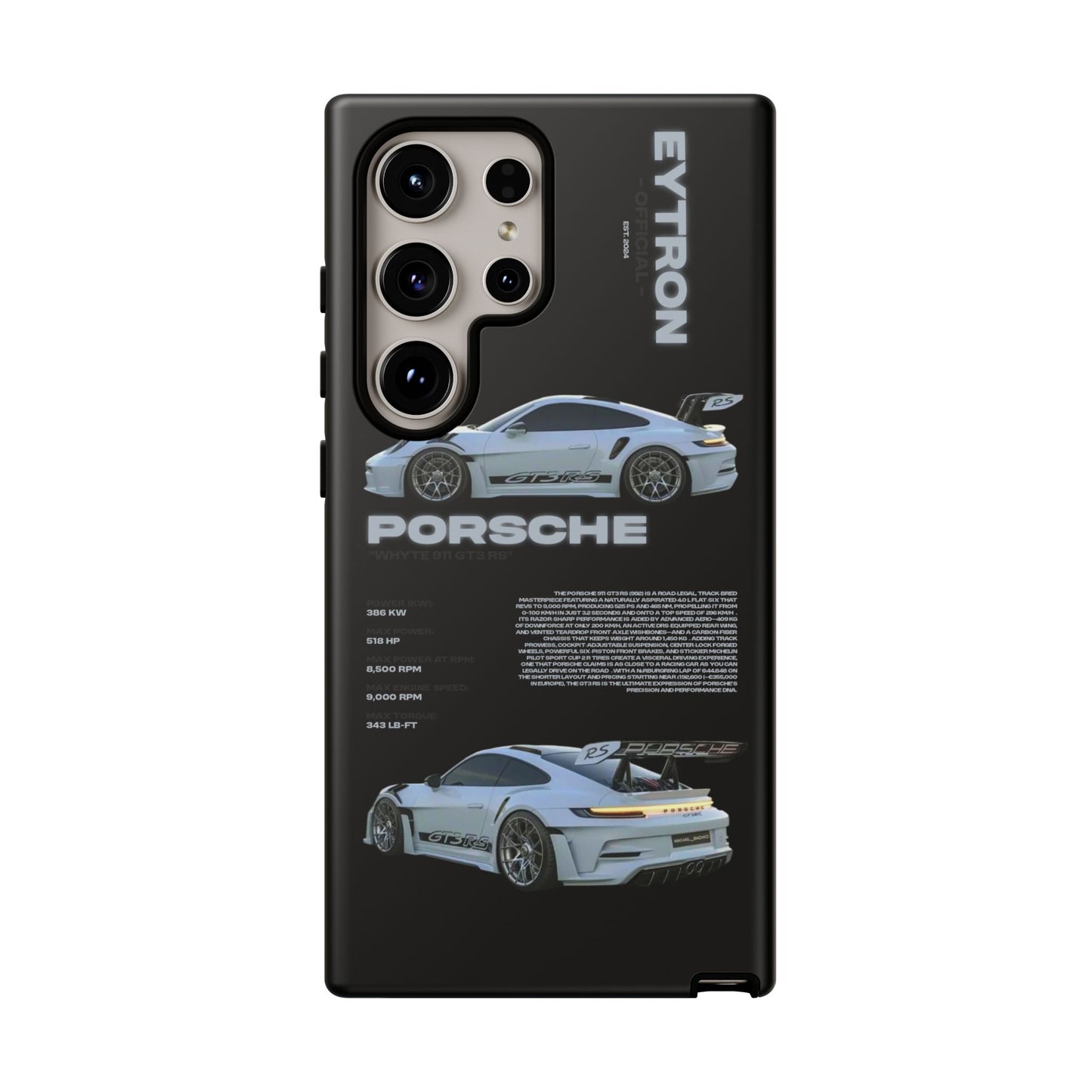 "Whyte 911 GT3 RS" Sturdy Case