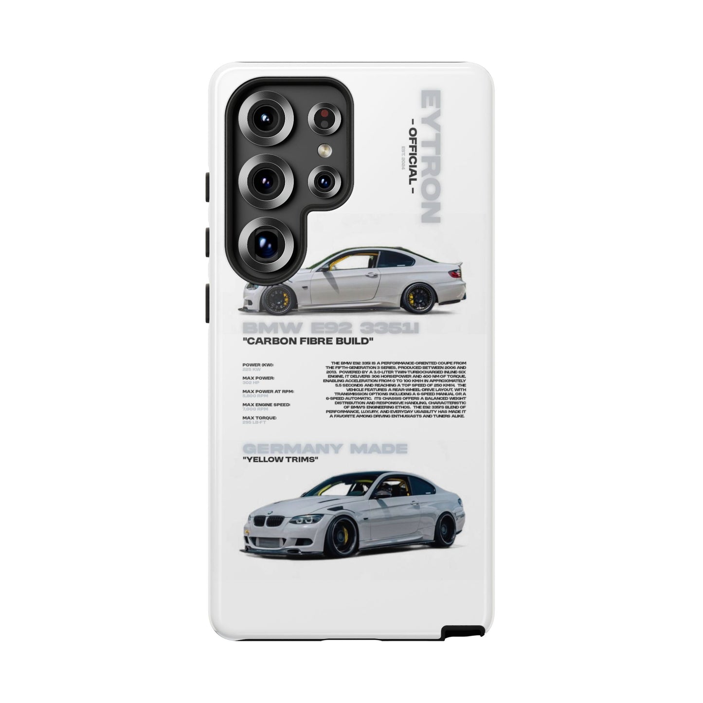 "Carbon E92" Sturdy Case