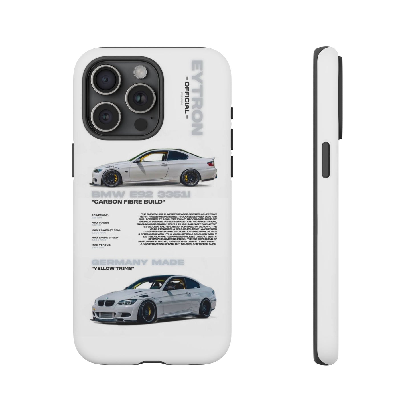 "Carbon E92" Sturdy Case
