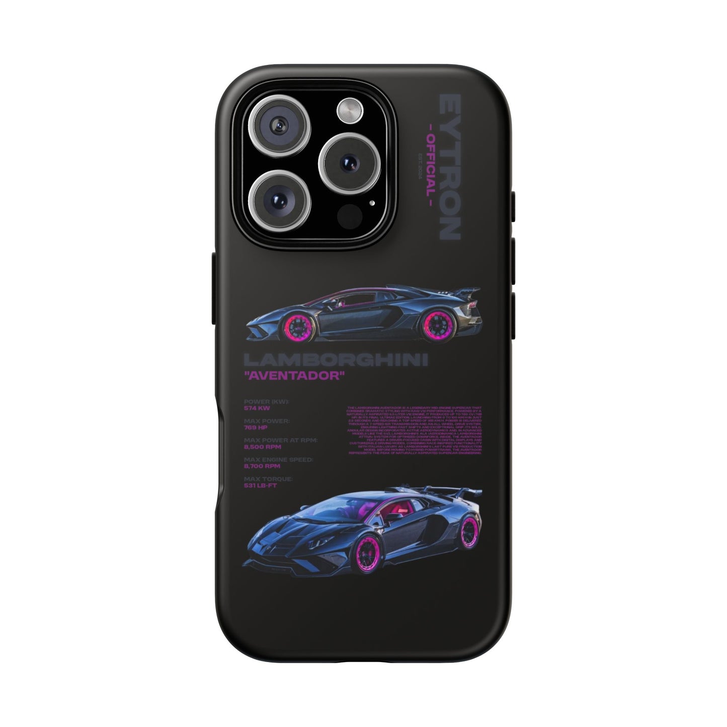 "Strad's Lambo" Sturdy Case