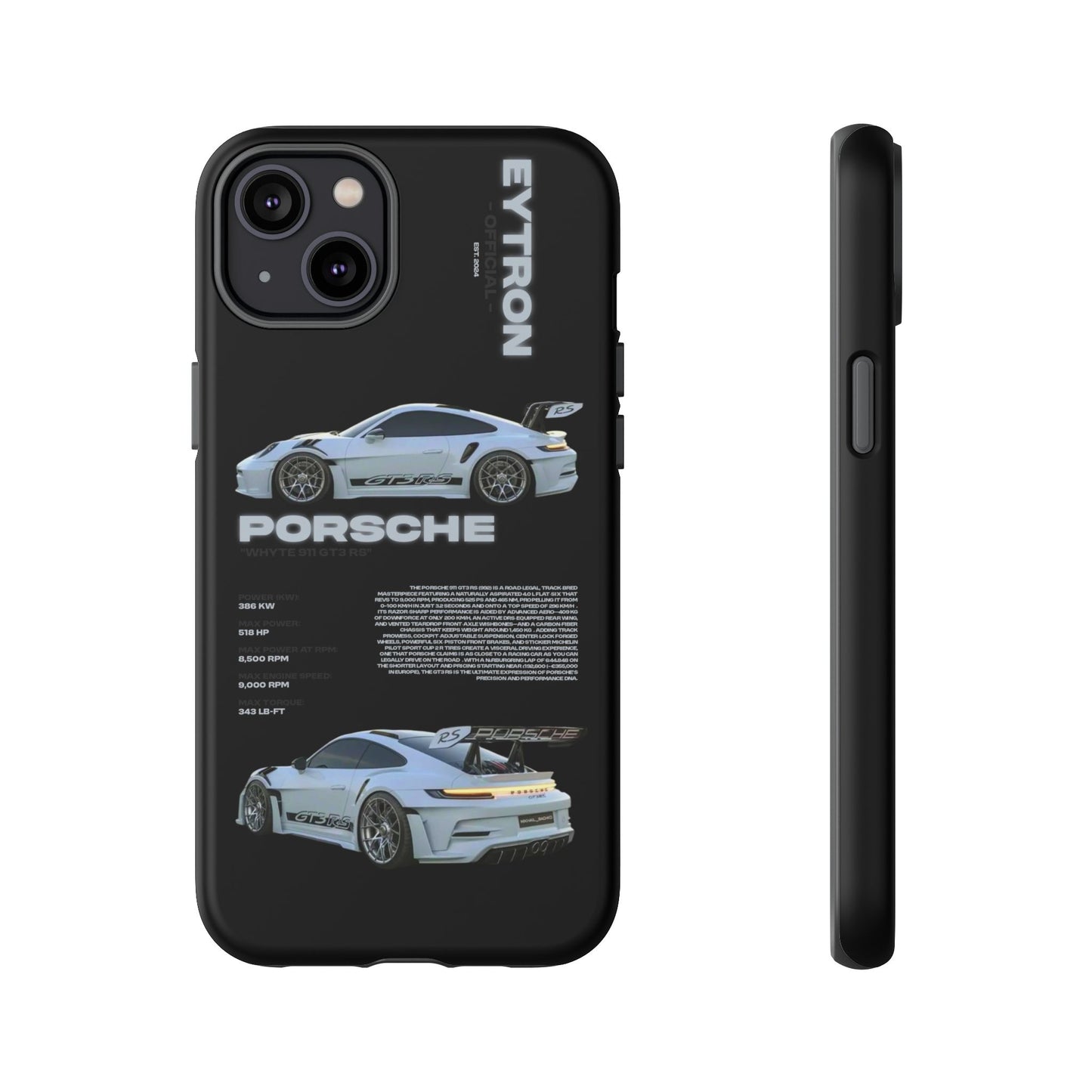 "Whyte 911 GT3 RS" Sturdy Case