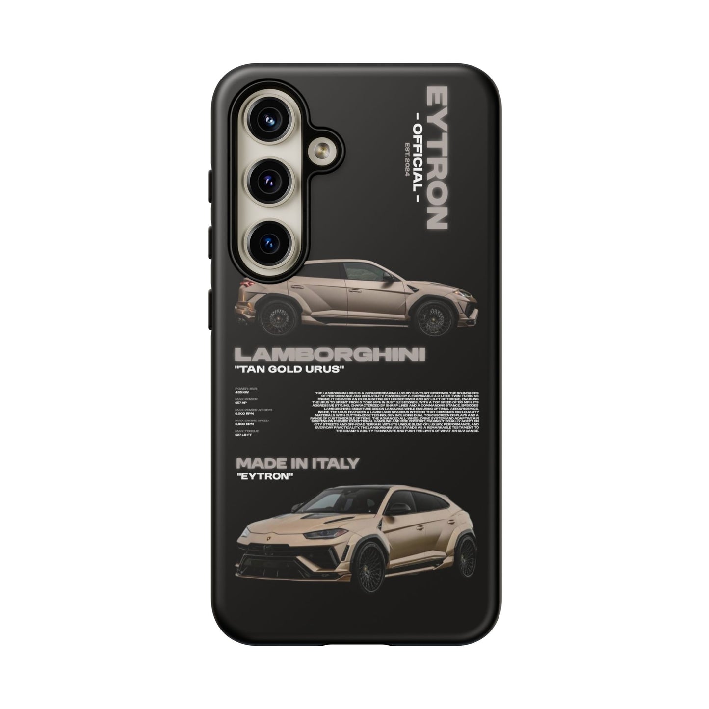"Tan Gold Urus" Sturdy Case