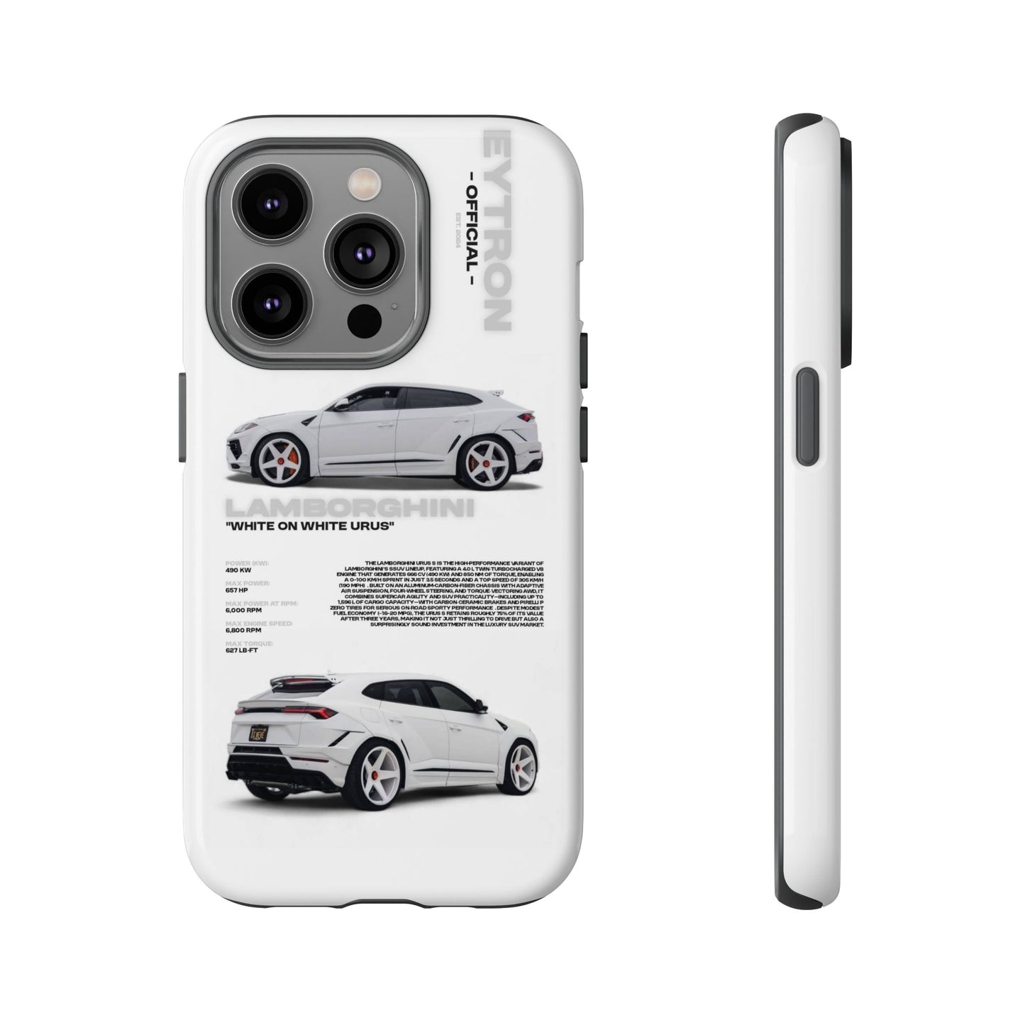 "White On White Urus" Sturdy Case