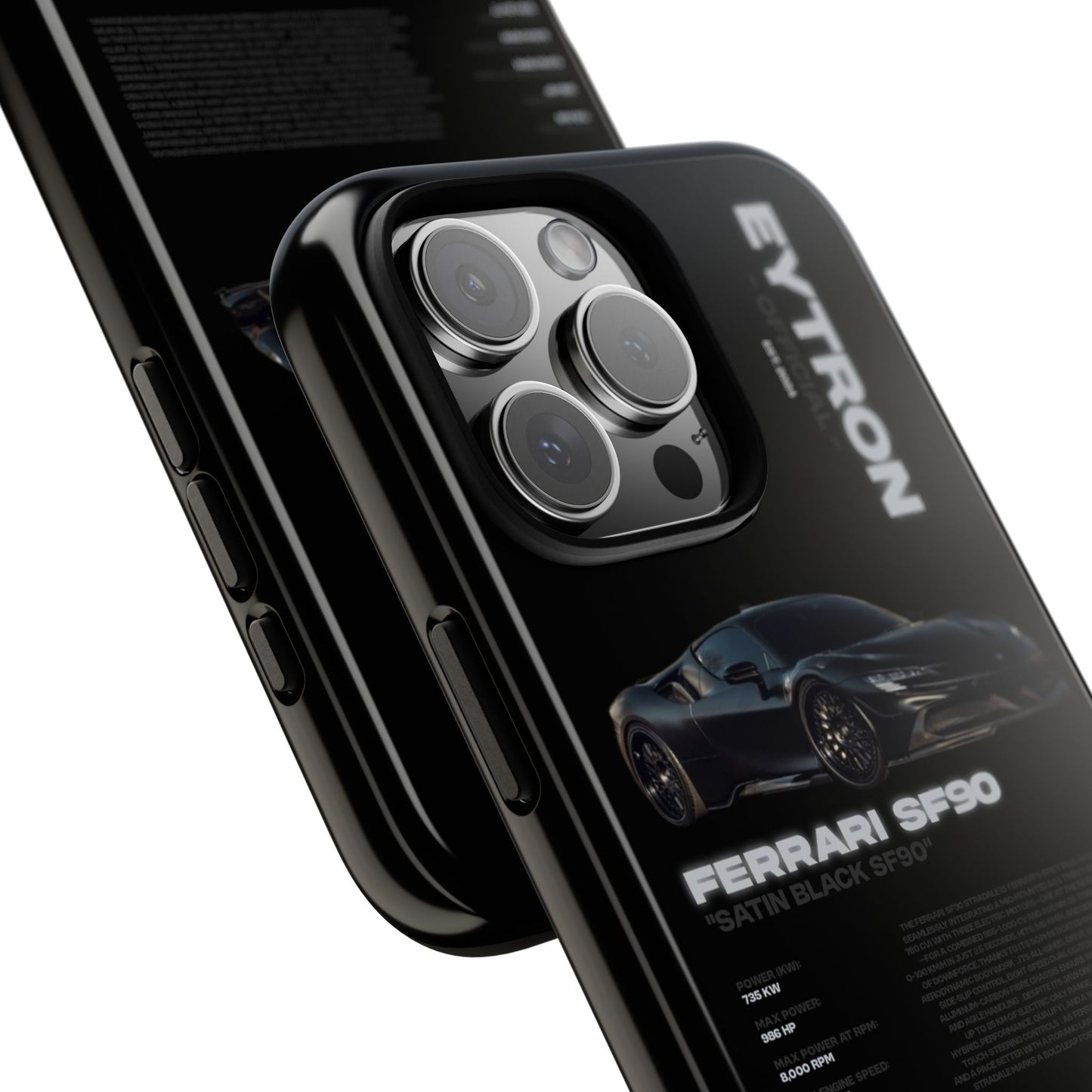 "Satin Black SF90" Sturdy Case