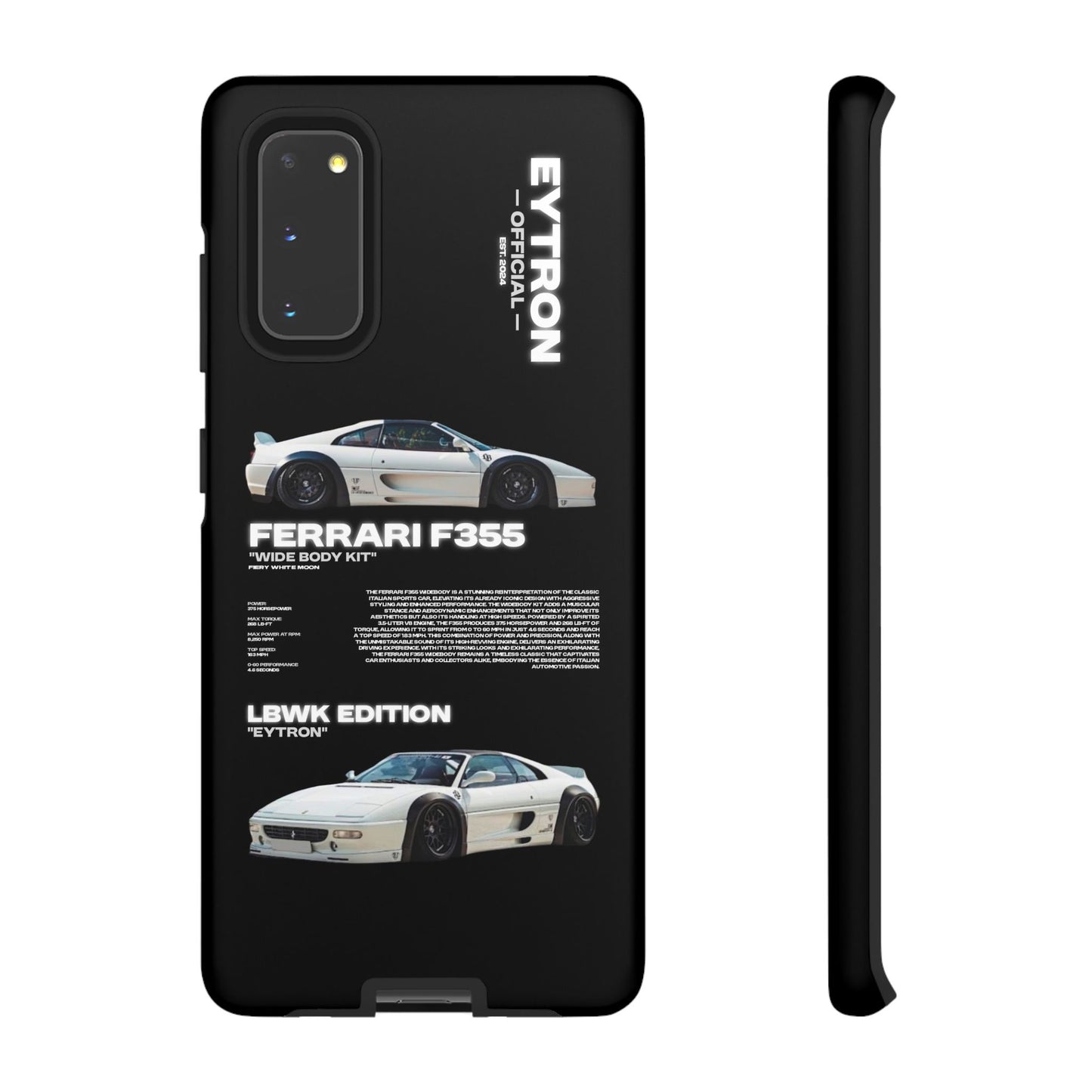 "Fiery White Moon" Sturdy Case