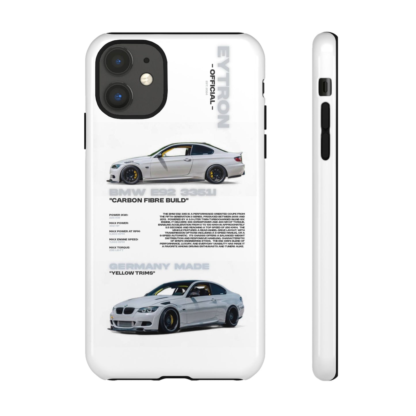 "Carbon E92" Sturdy Case