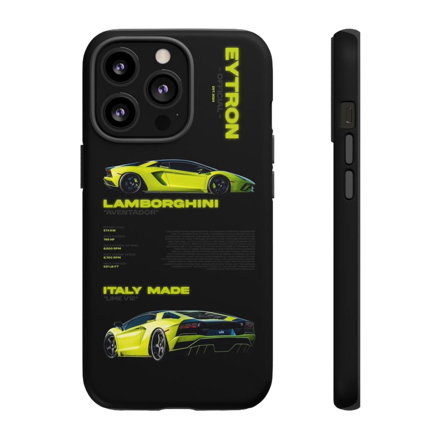 "Lime Bull" Sturdy Case