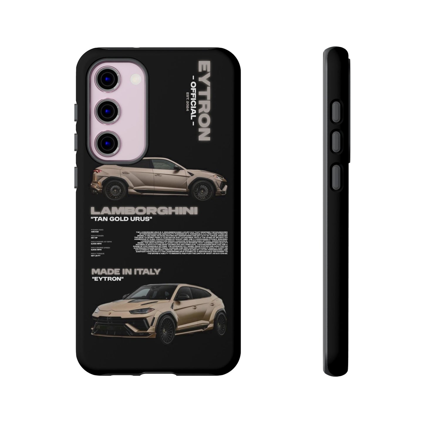 "Tan Gold Urus" Sturdy Case