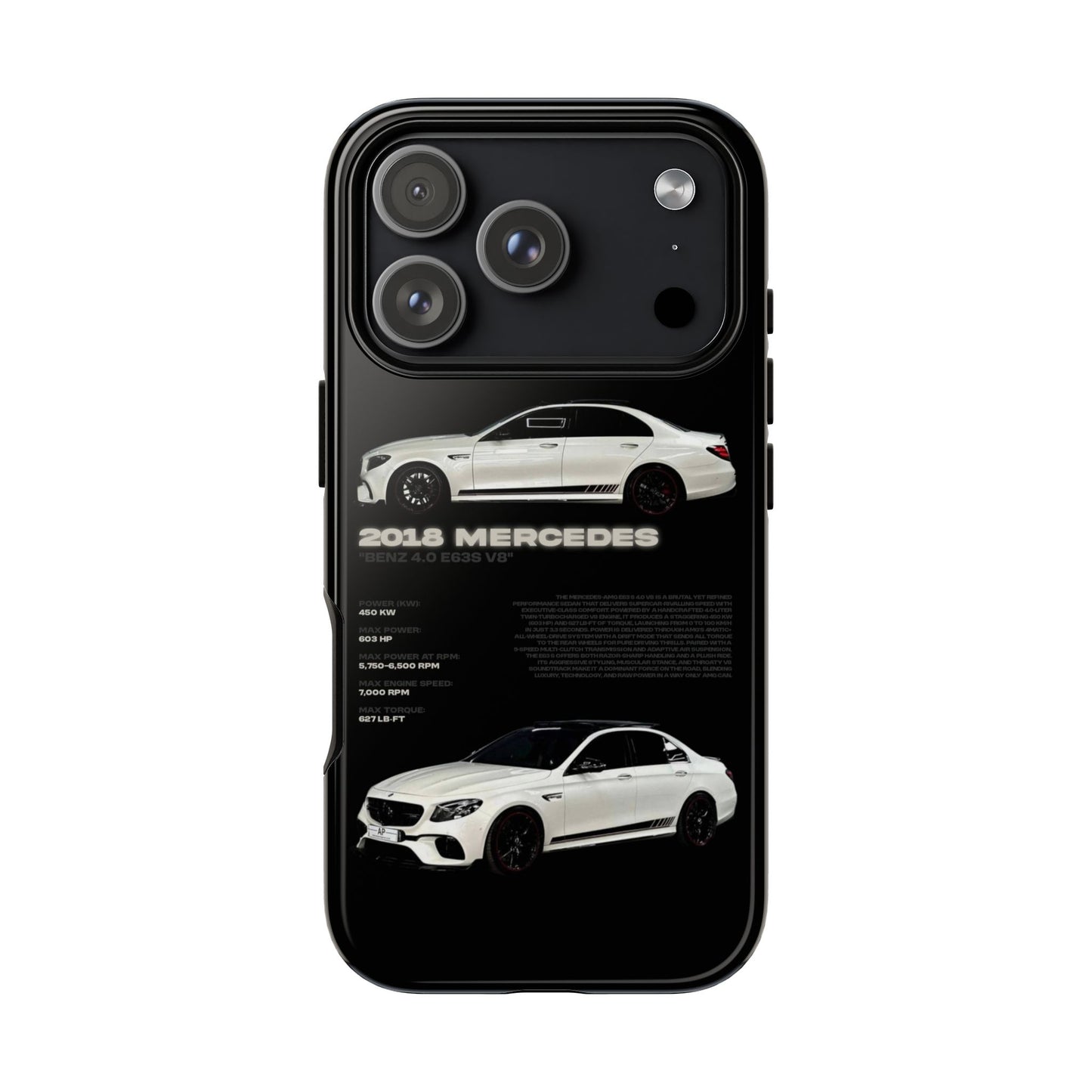 "Benz 4.0 E63S V8" Sturdy Case