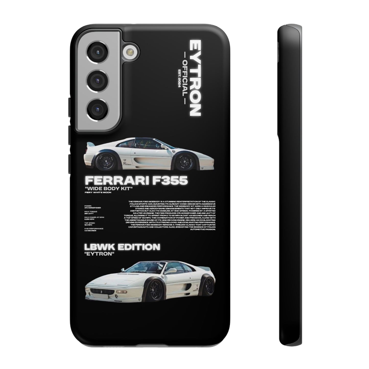 "Fiery White Moon" Sturdy Case