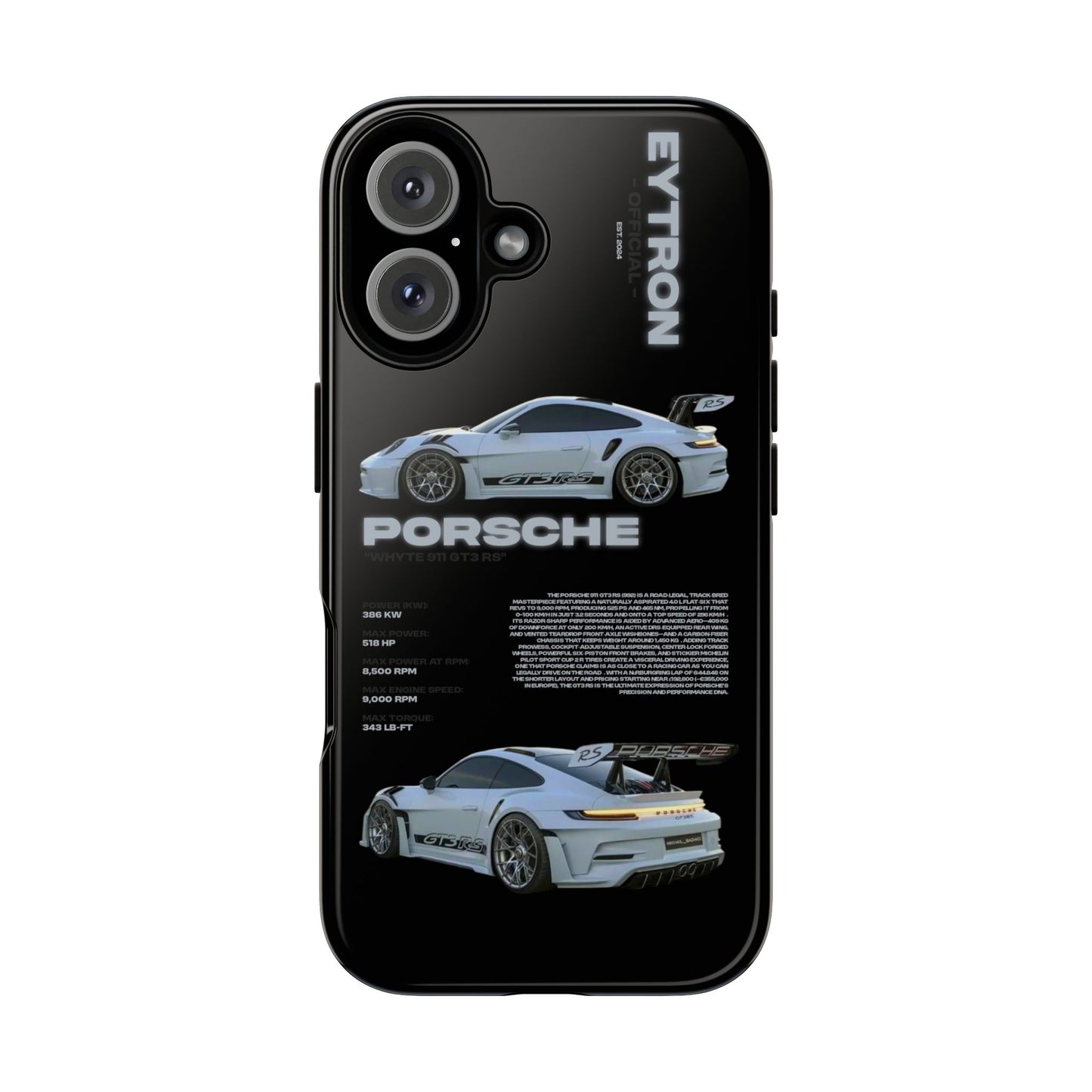 "Whyte 911 GT3 RS" Sturdy Case