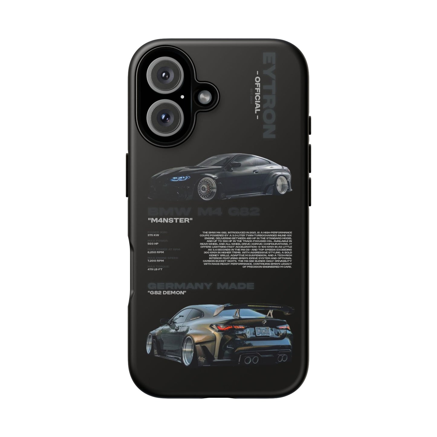 "M4nster" Sturdy Case