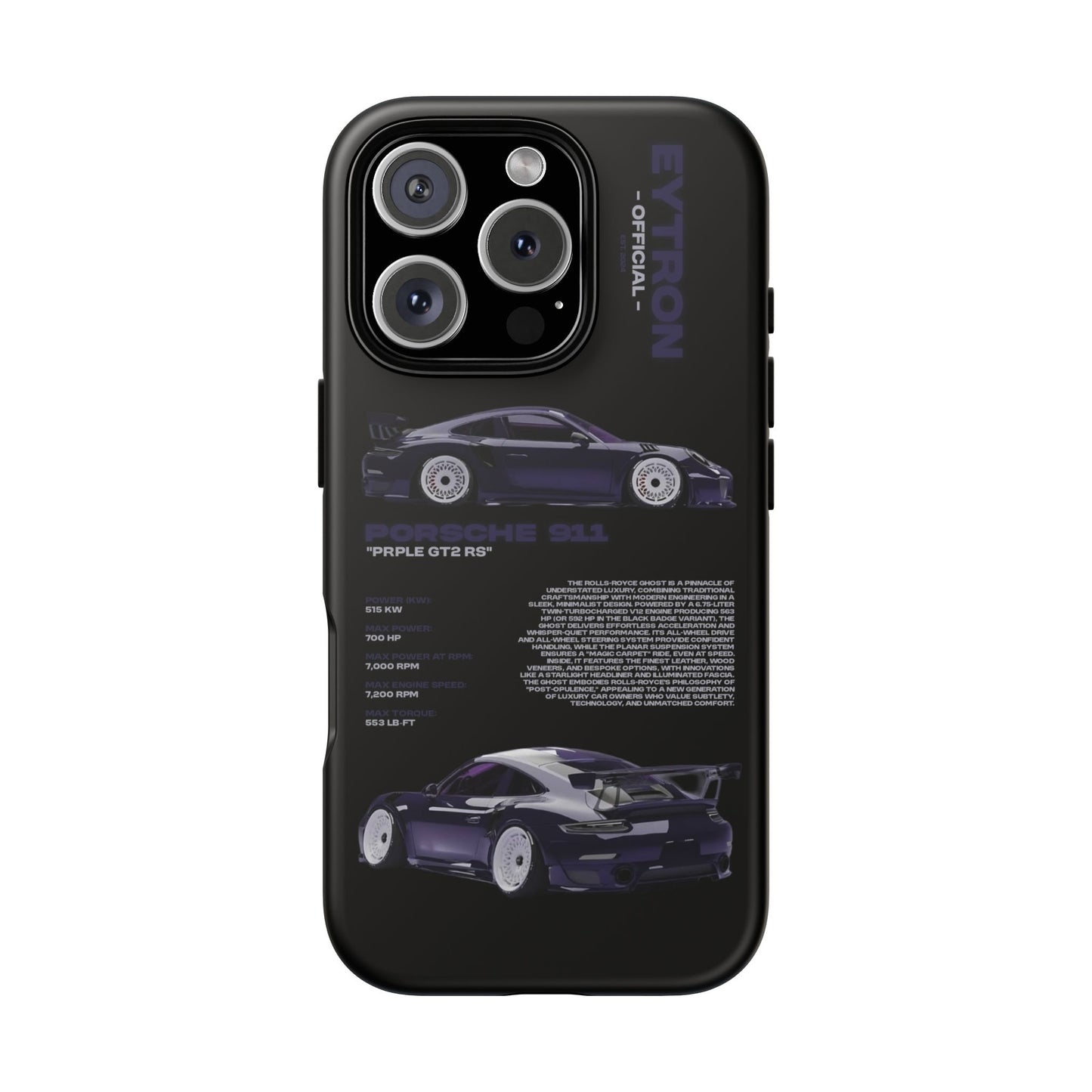 "PRPLE GT2 RS" Sturdy Case