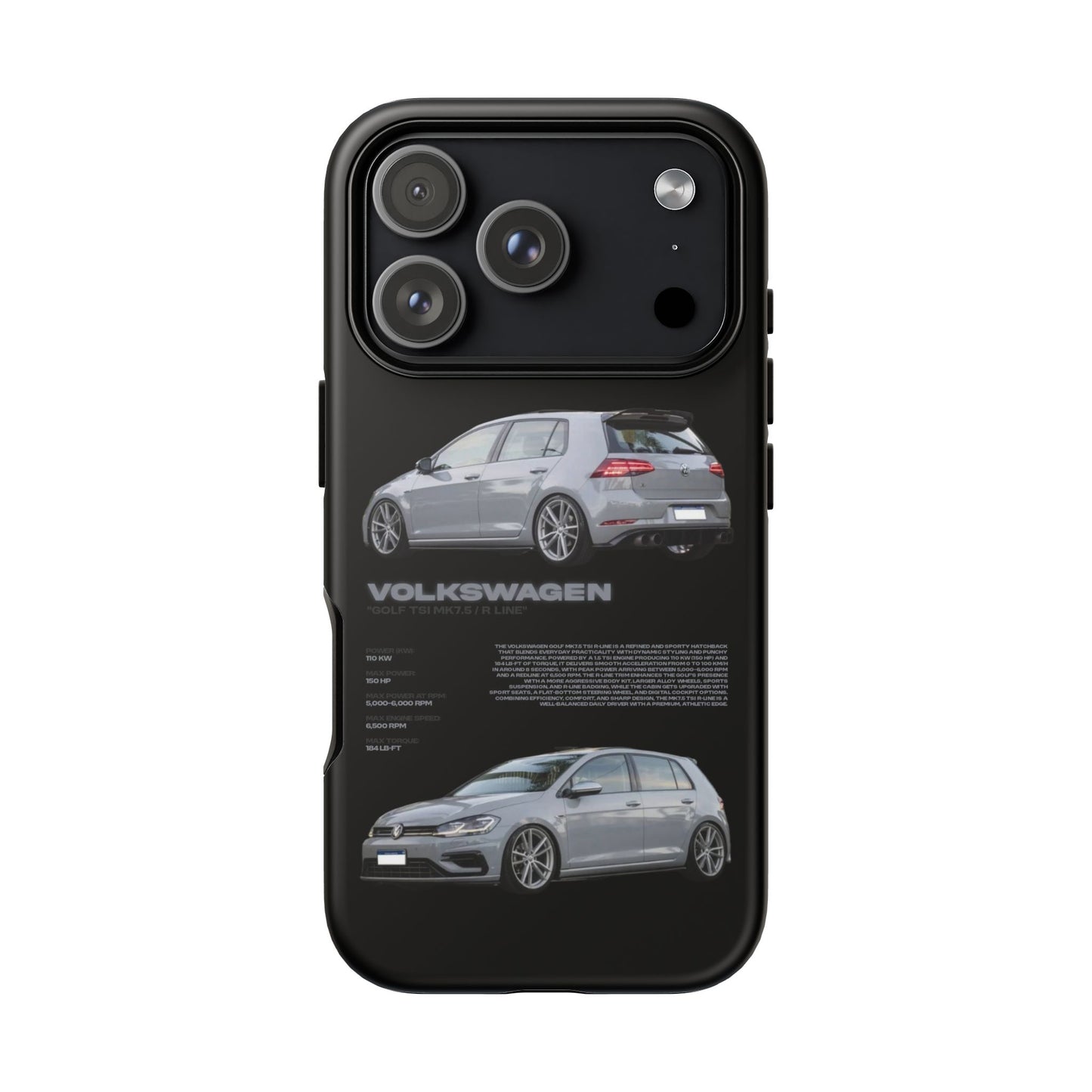 "Golf TSI MK7.5 / R Line" Sturdy Case