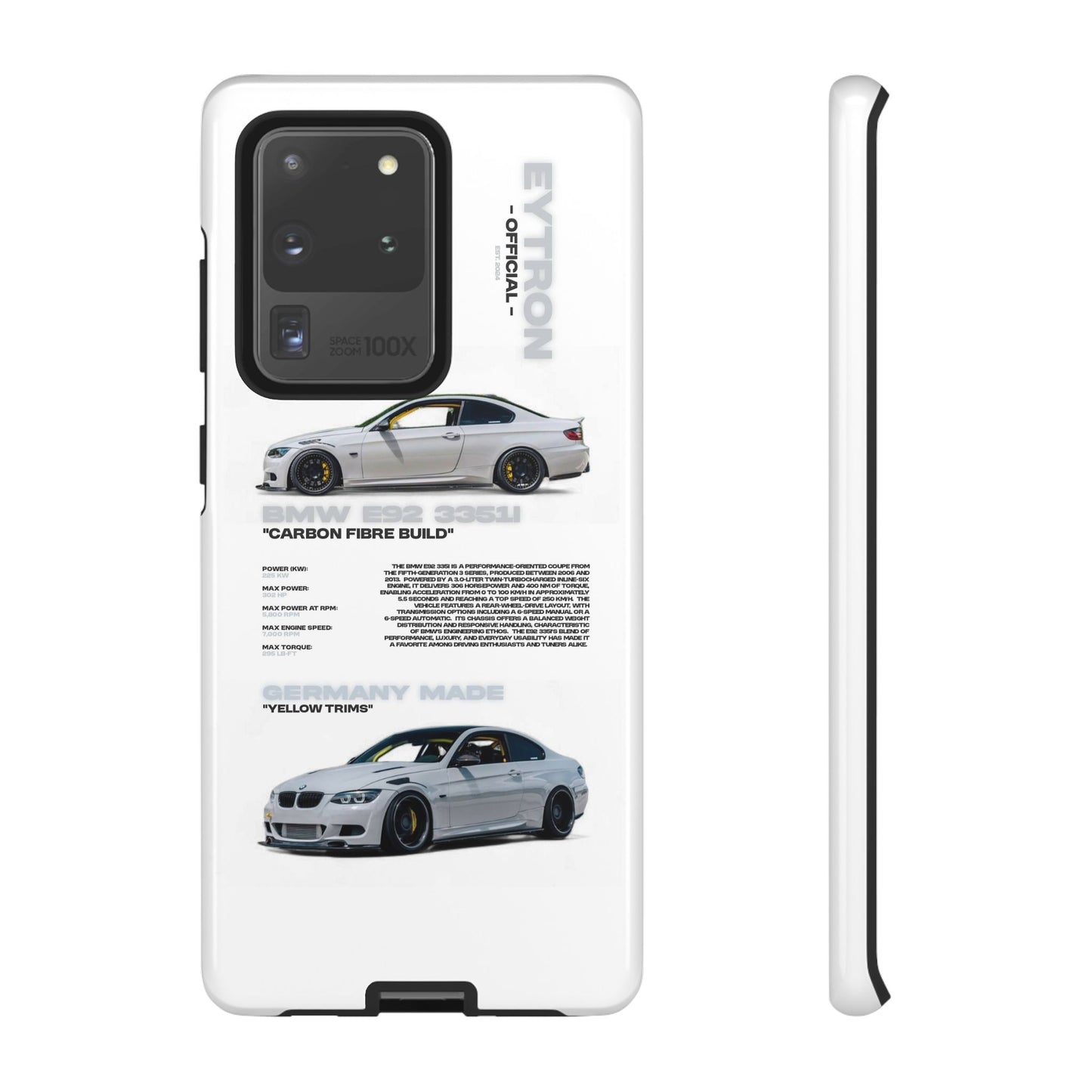 "Carbon E92" Sturdy Case