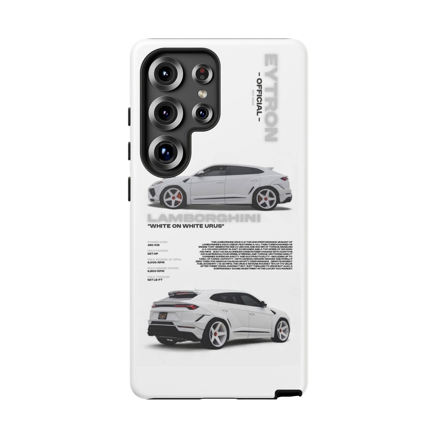 "White On White Urus" Sturdy Case