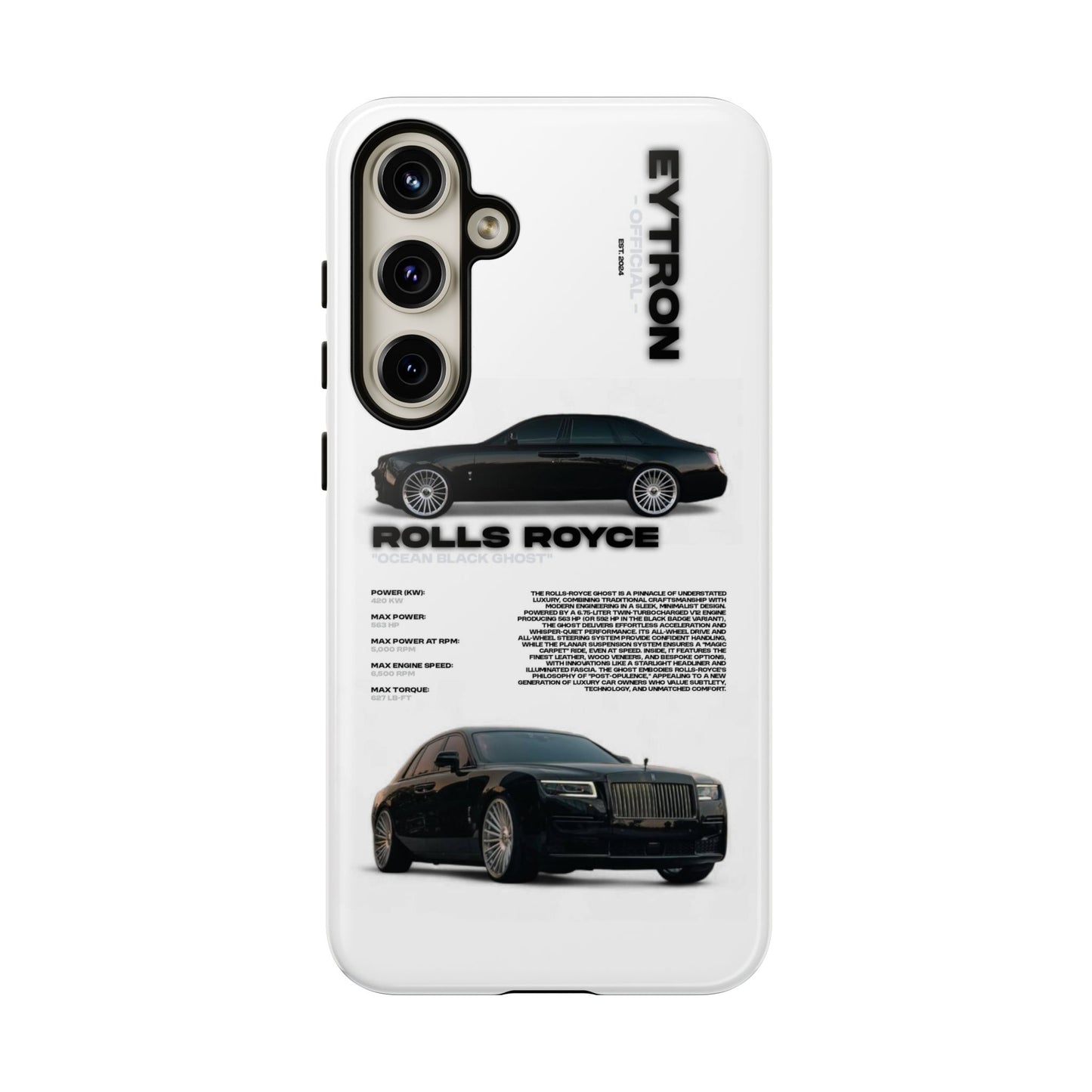 "Ocean Black Ghost" Sturdy Case