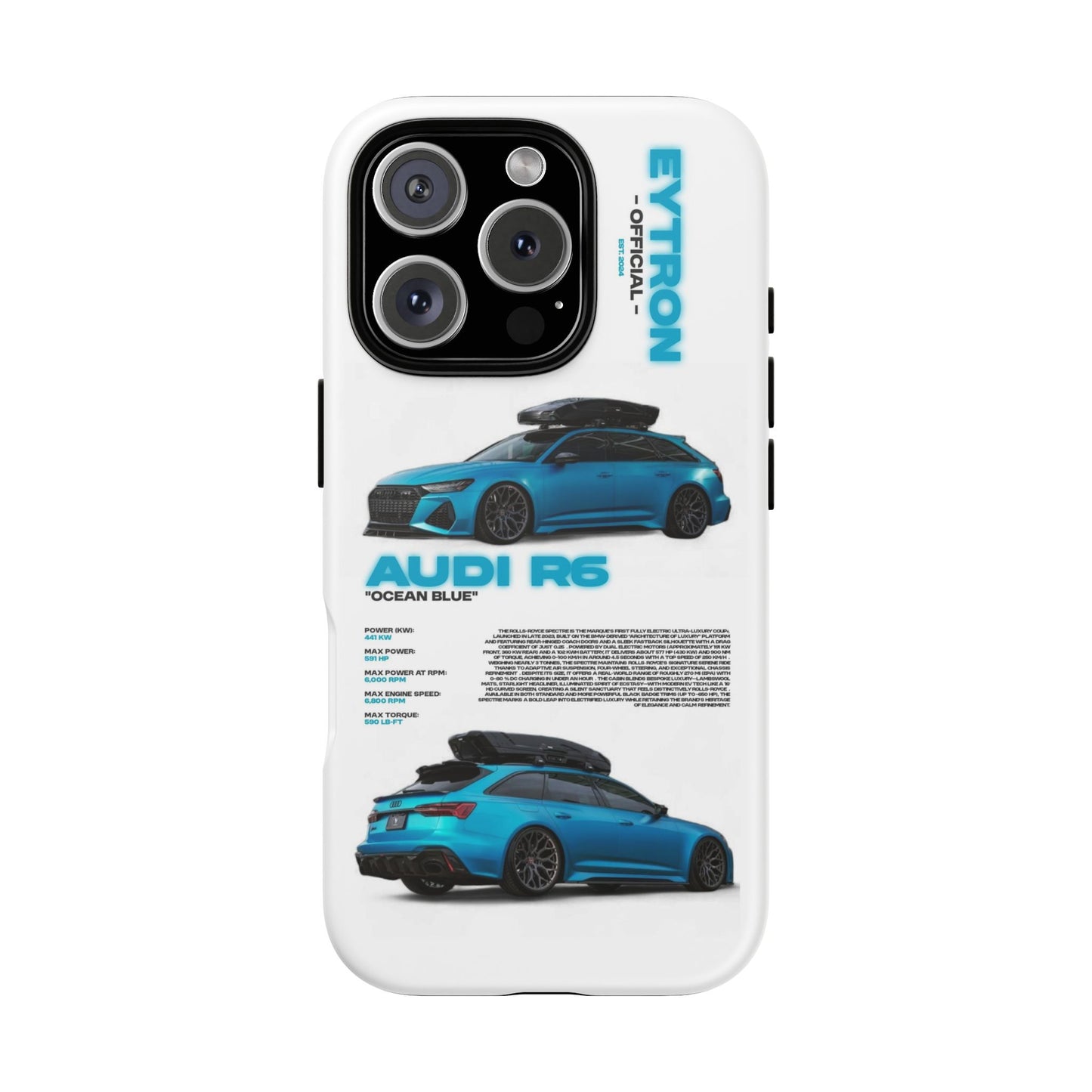"Ocean Blue R6" Sturdy Case