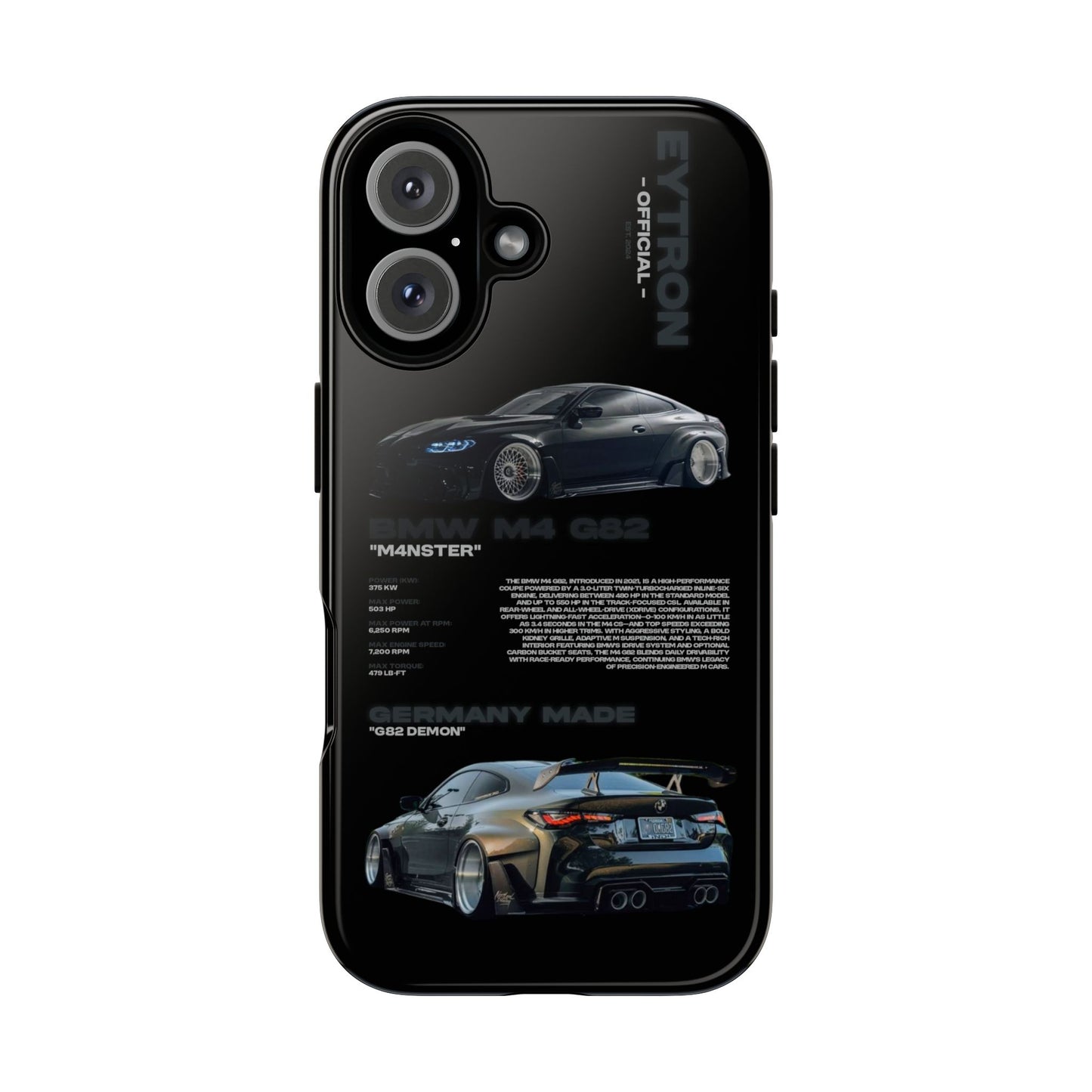 "M4nster" Sturdy Case