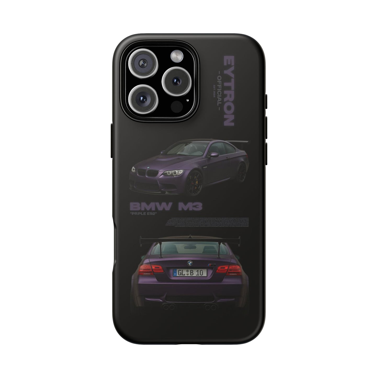 "PRPLE E92" Sturdy Case