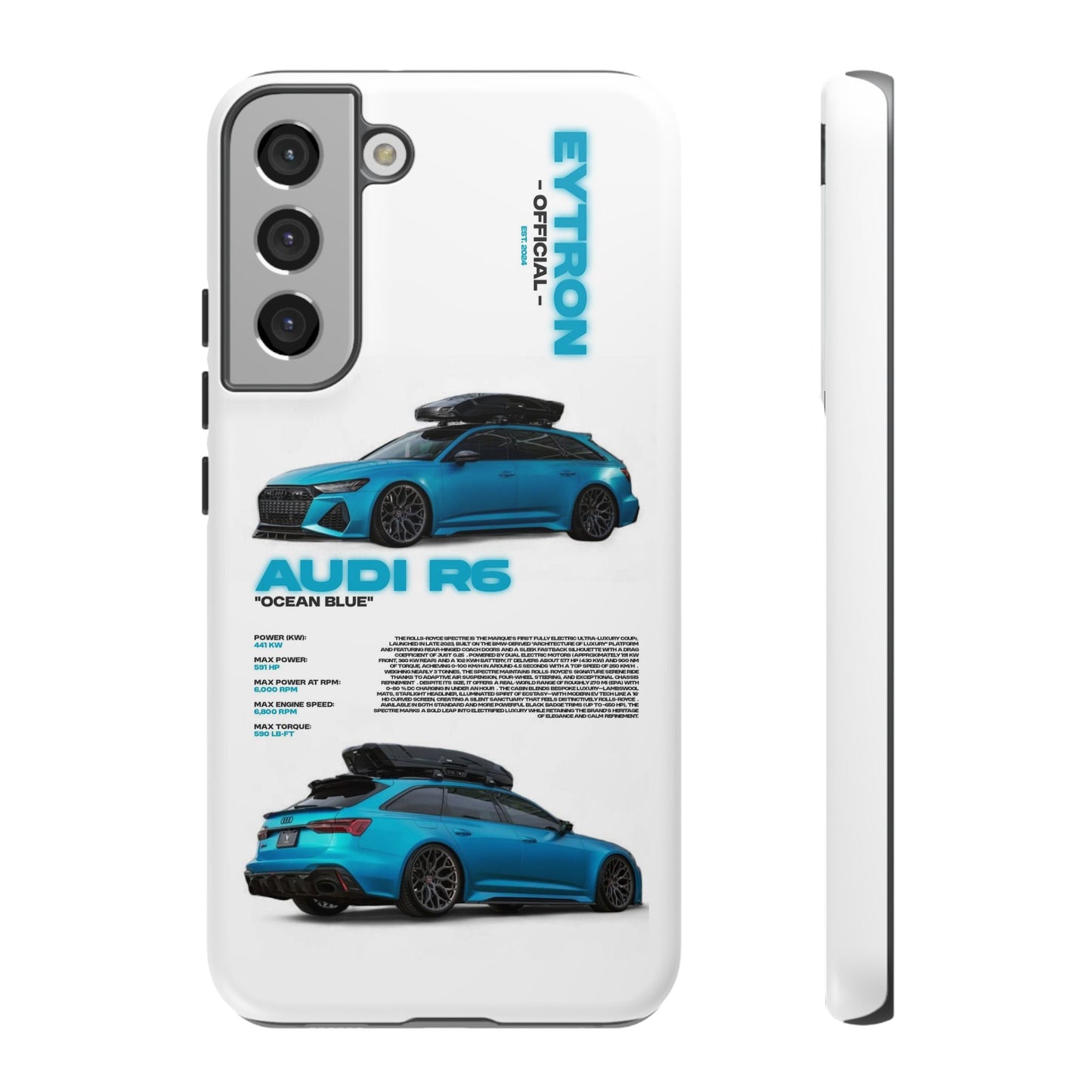 "Ocean Blue R6" Sturdy Case