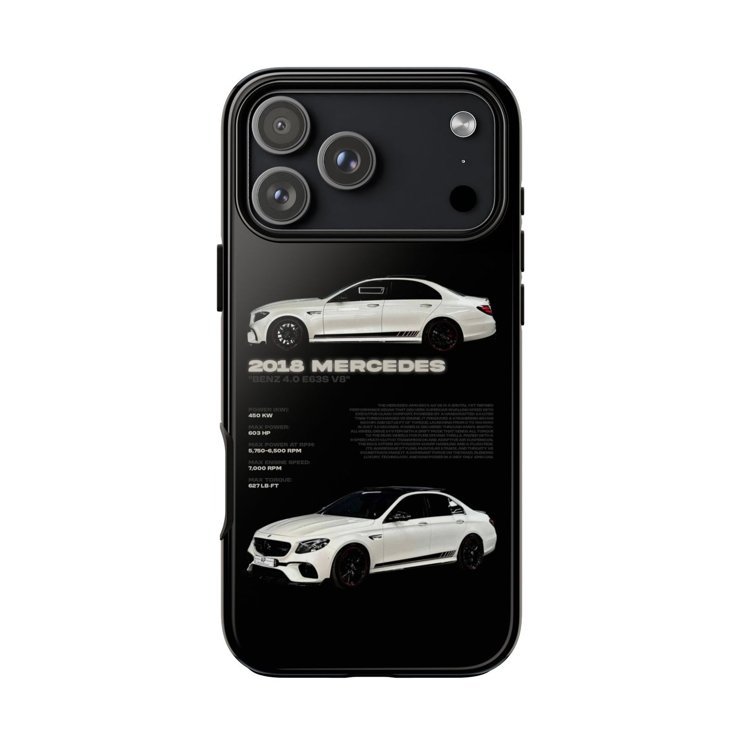 "Benz 4.0 E63S V8" Sturdy Case