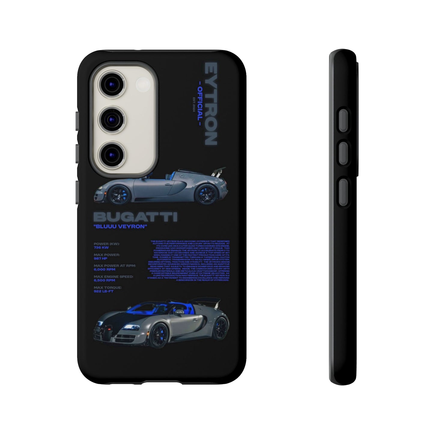 "Bluuu Veyron" Sturdy Case