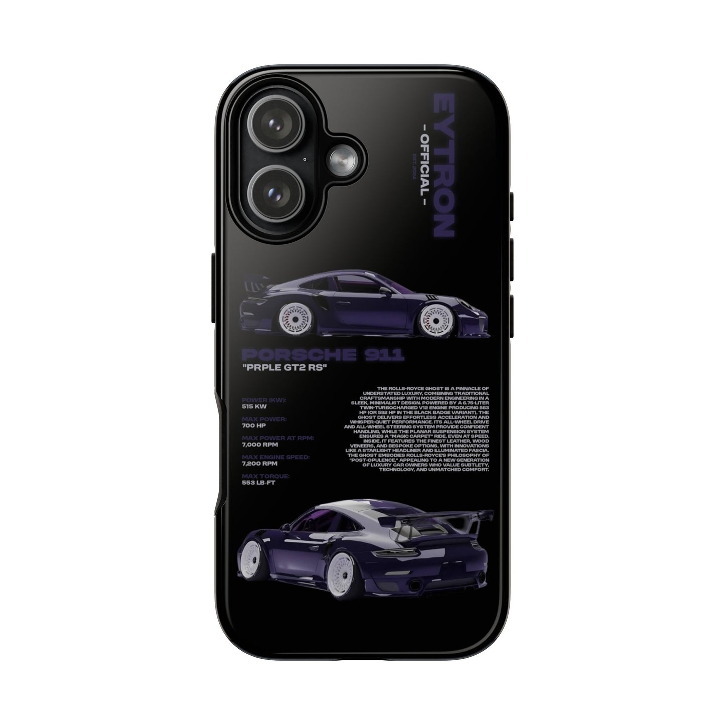 "PRPLE GT2 RS" Sturdy Case