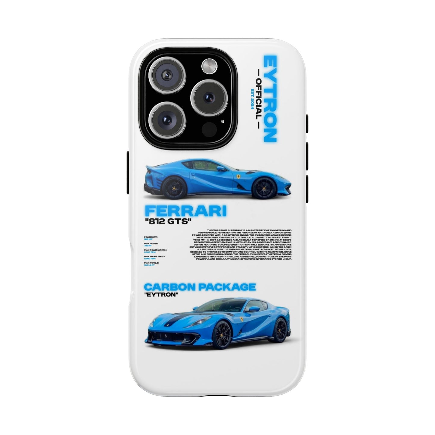 "Azure Bullet" Sturdy Case