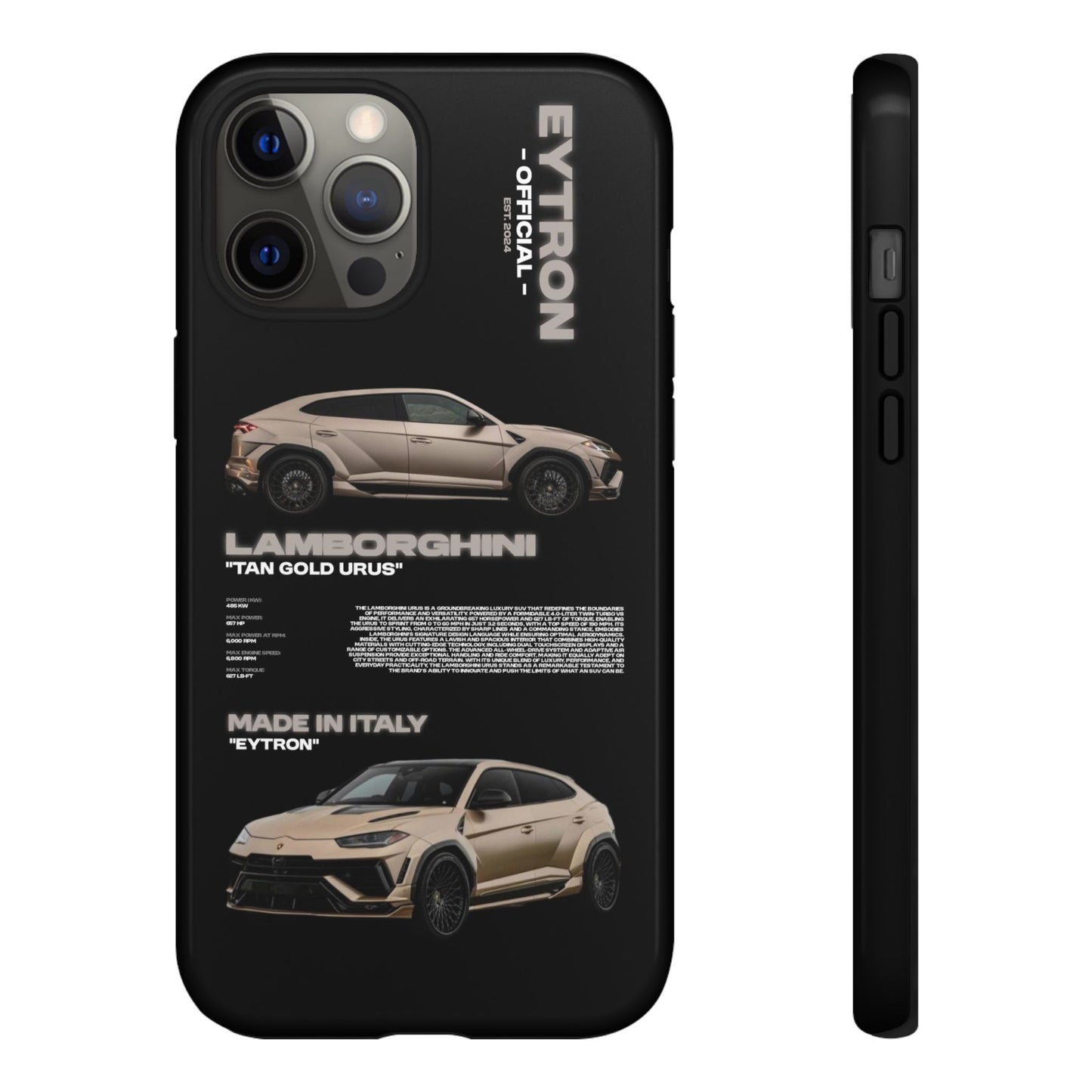 "Tan Gold Urus" Sturdy Case