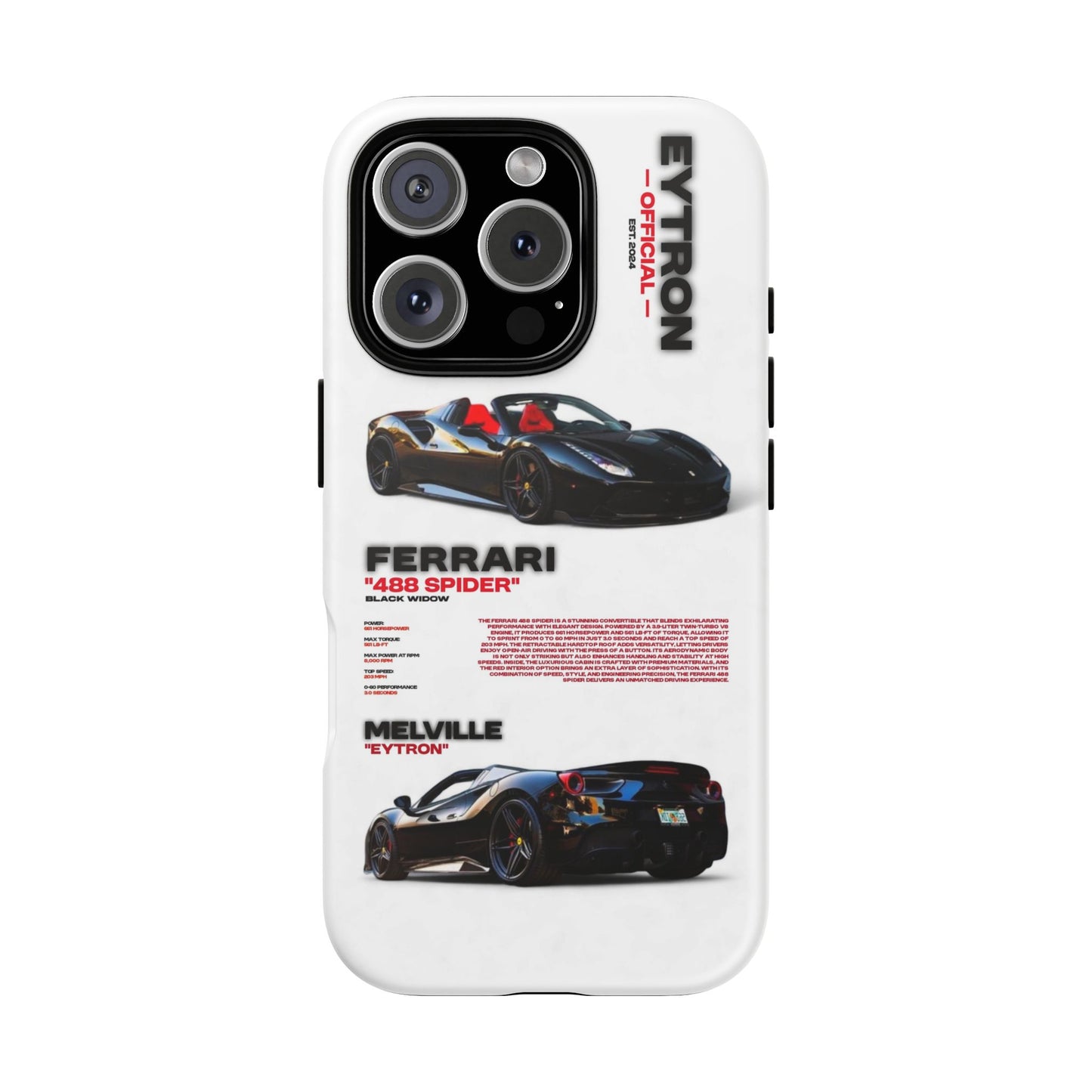 "Black Widow" Sturdy Case