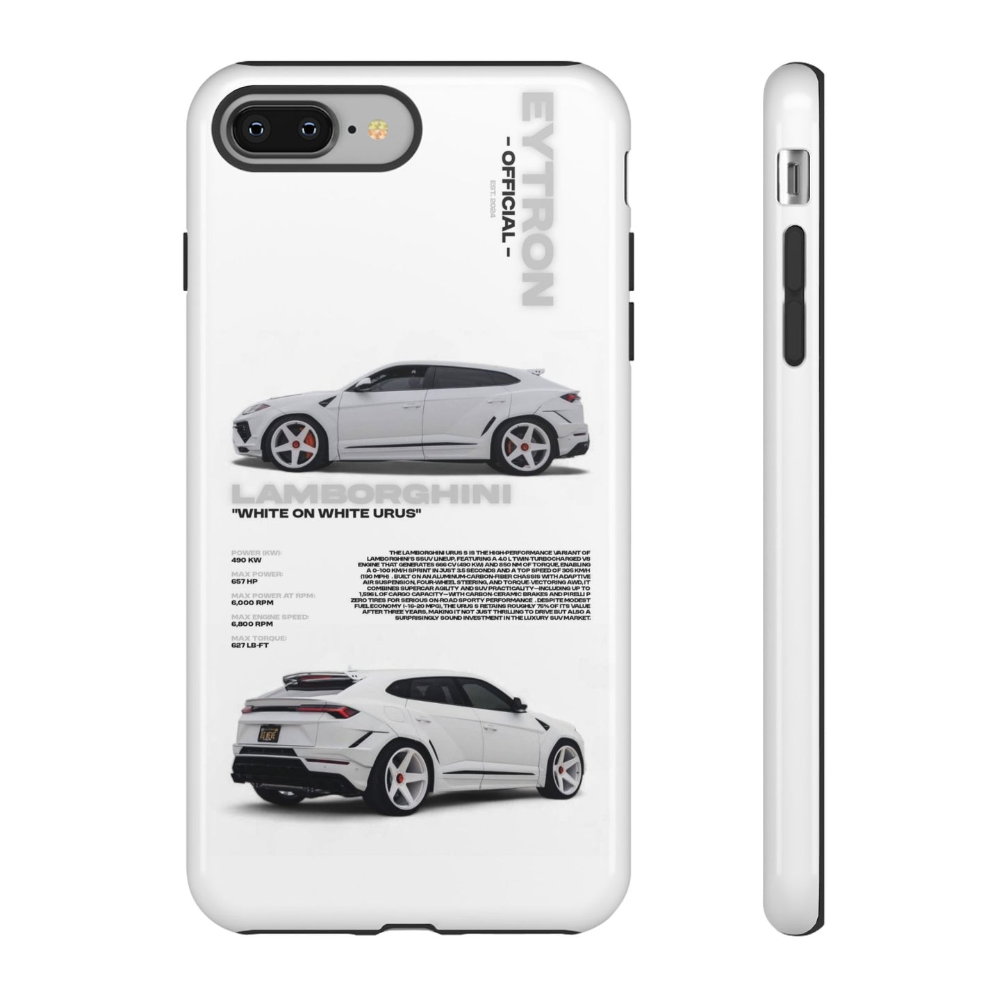 "White On White Urus" Sturdy Case